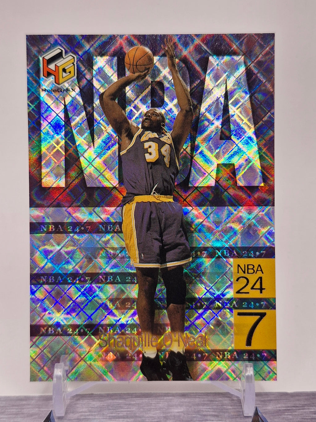 1999-00 Upper Deck HoloGrFX #N5 Shaquille O'Neal NBA 24-7