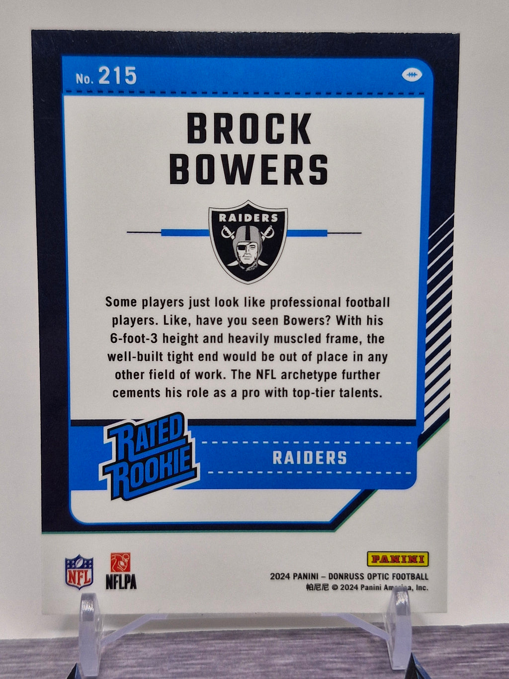 2024 Donruss Optic #215 Brock Bowers