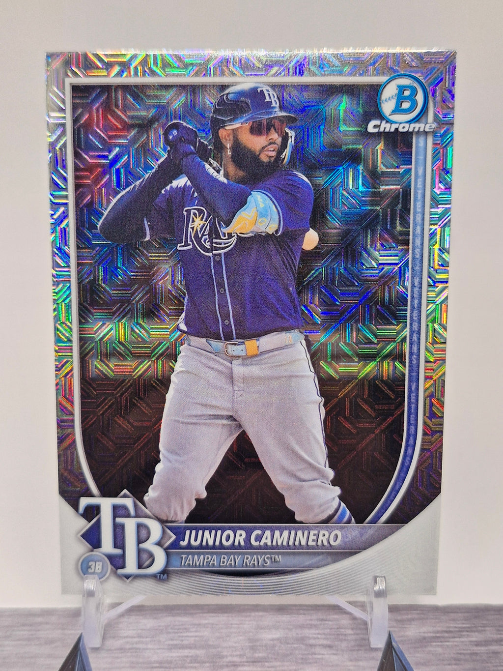 Chrome Junior Caminero Mojo Refractor