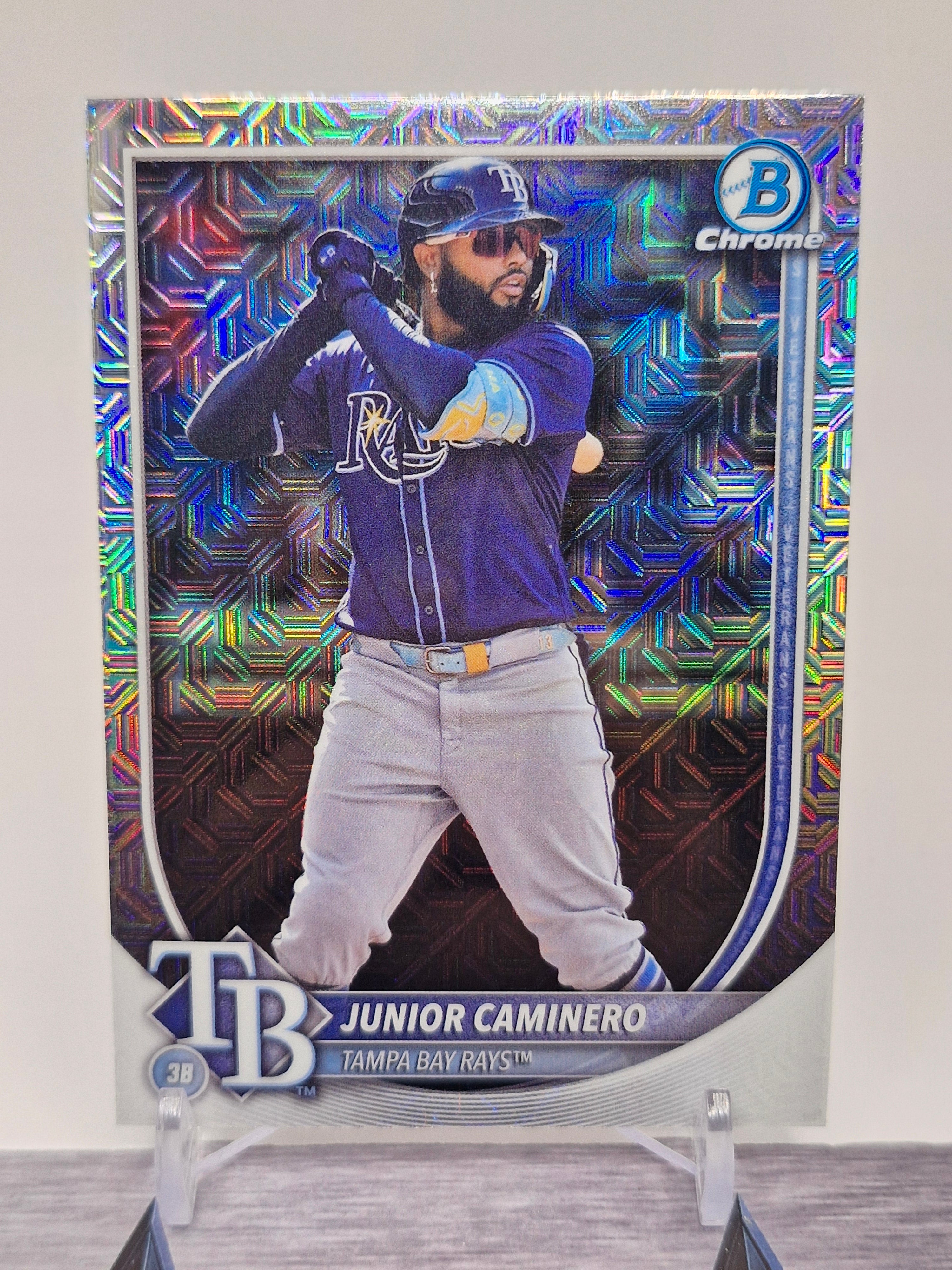 Chrome Junior Caminero Mojo Refractor