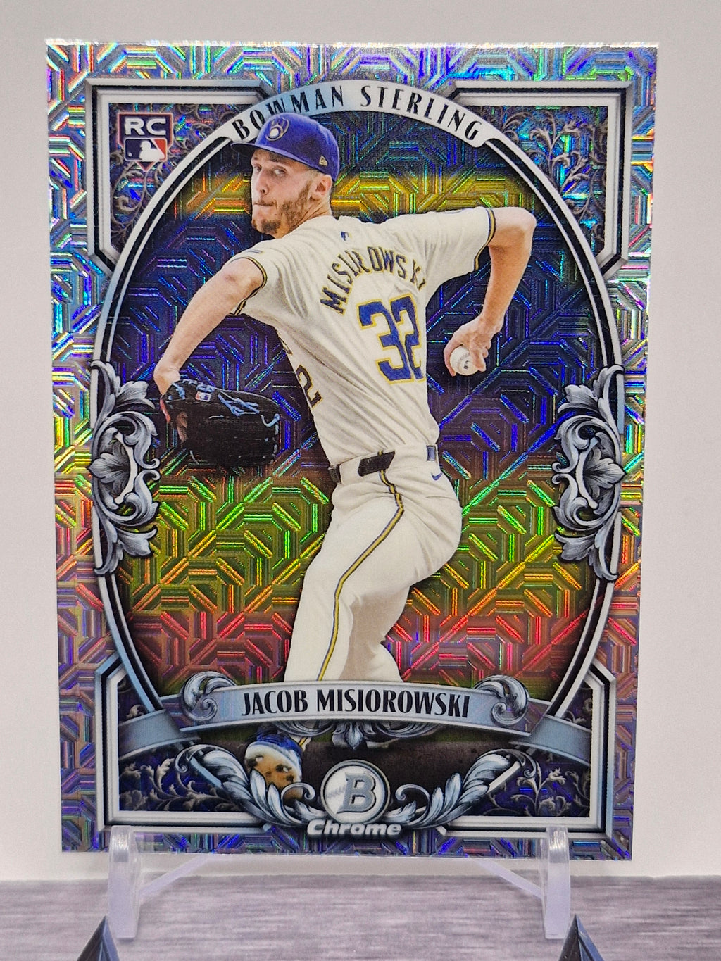 2026 Bowman #BST-13 Jacob Misiorowski Bowman Sterling Mojo Refractors