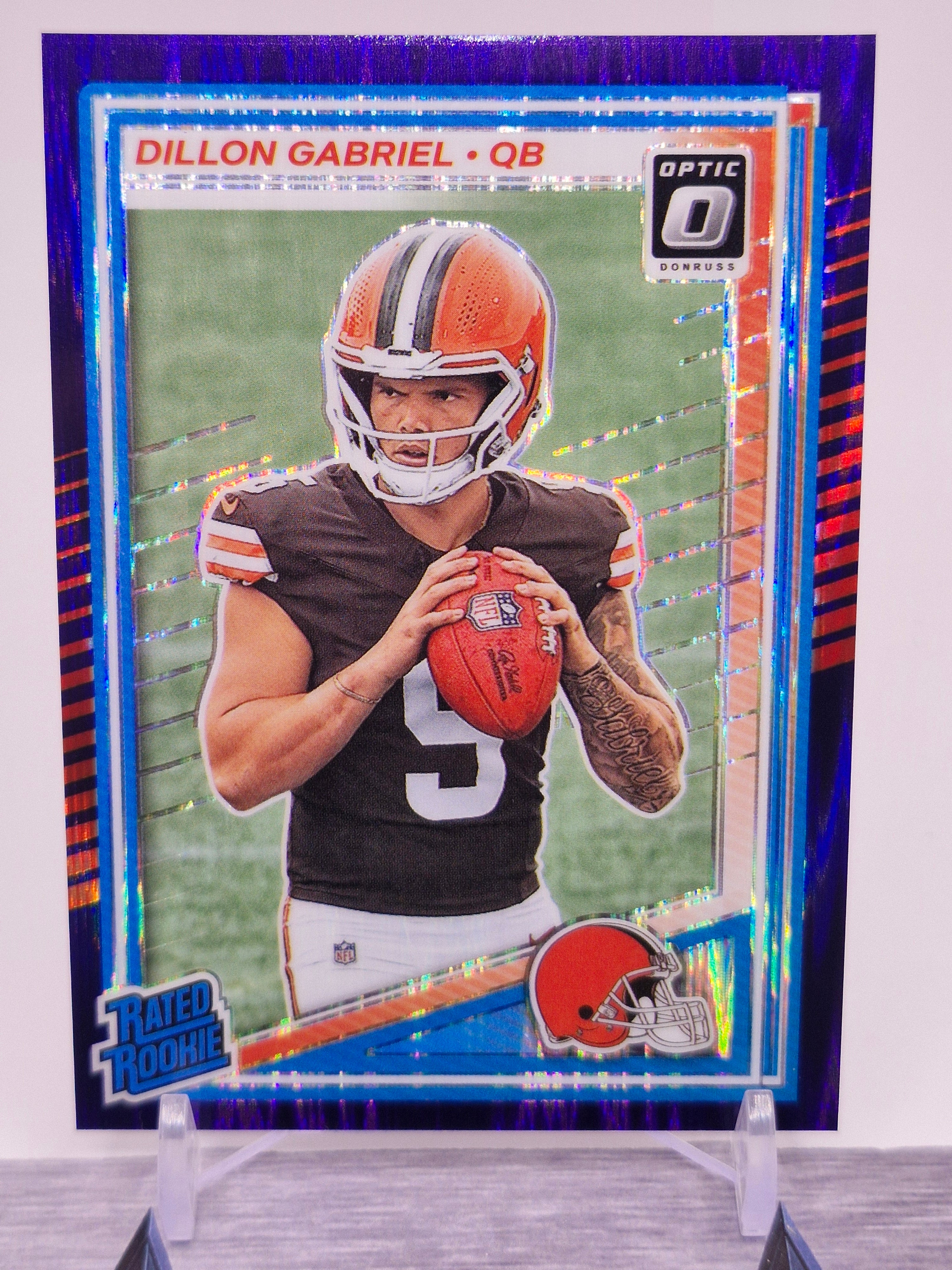 2025 Donruss Optic #263 Dillon Gabriel Purple Shock