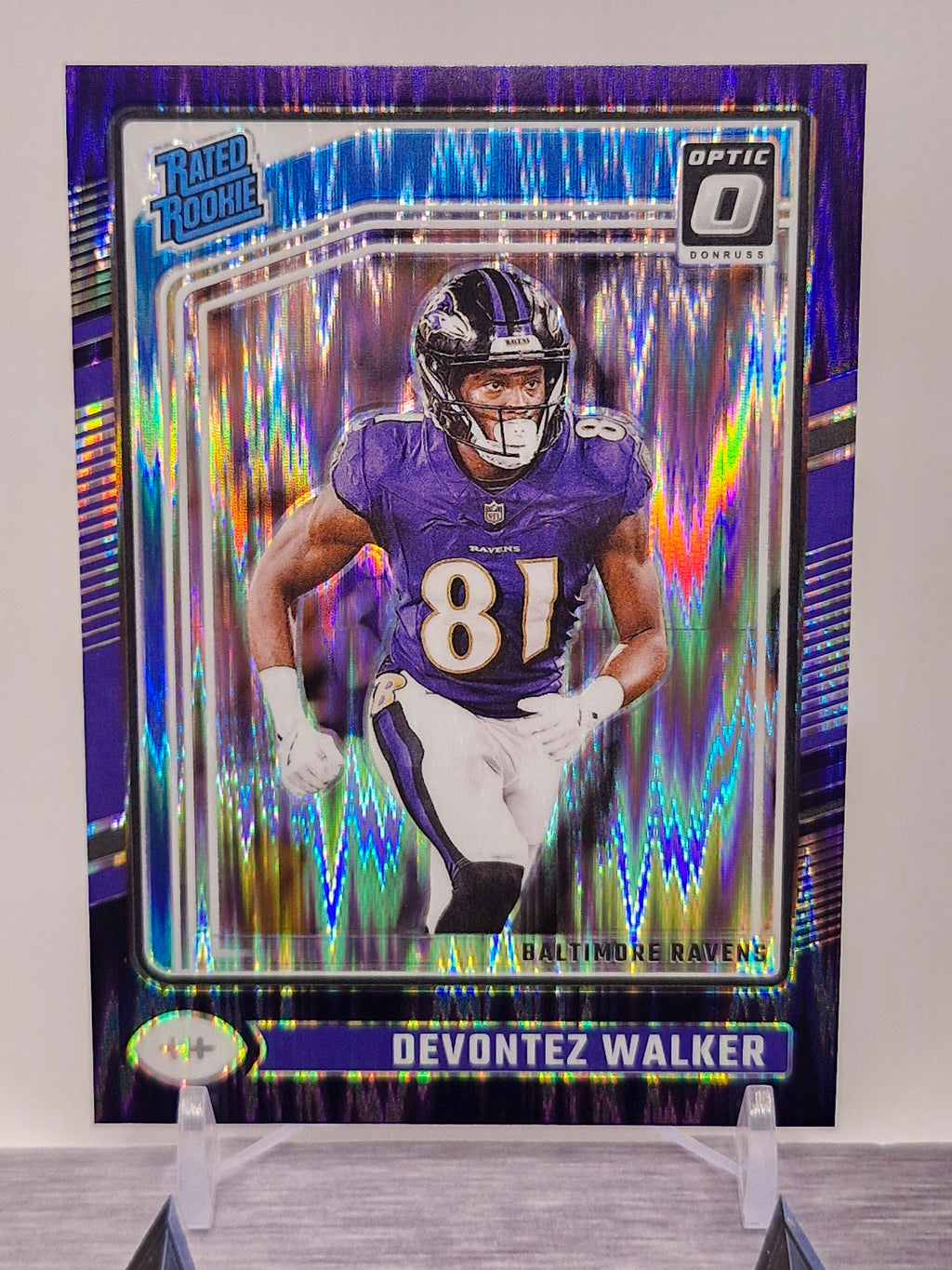 2024 Donruss Optic #228 Devontez Walker Purple Shock