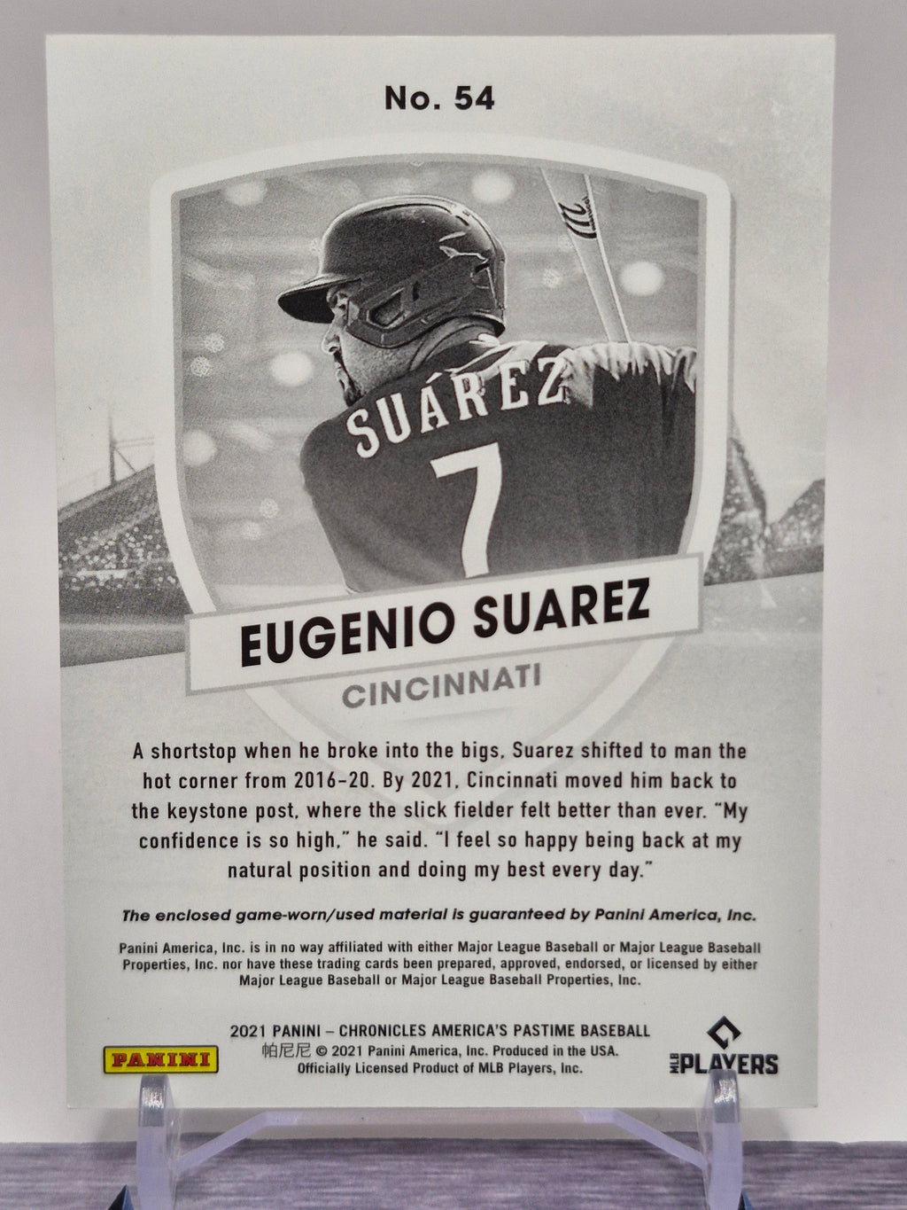 2021 Panini Chronicles #54 Eugenio Suarez