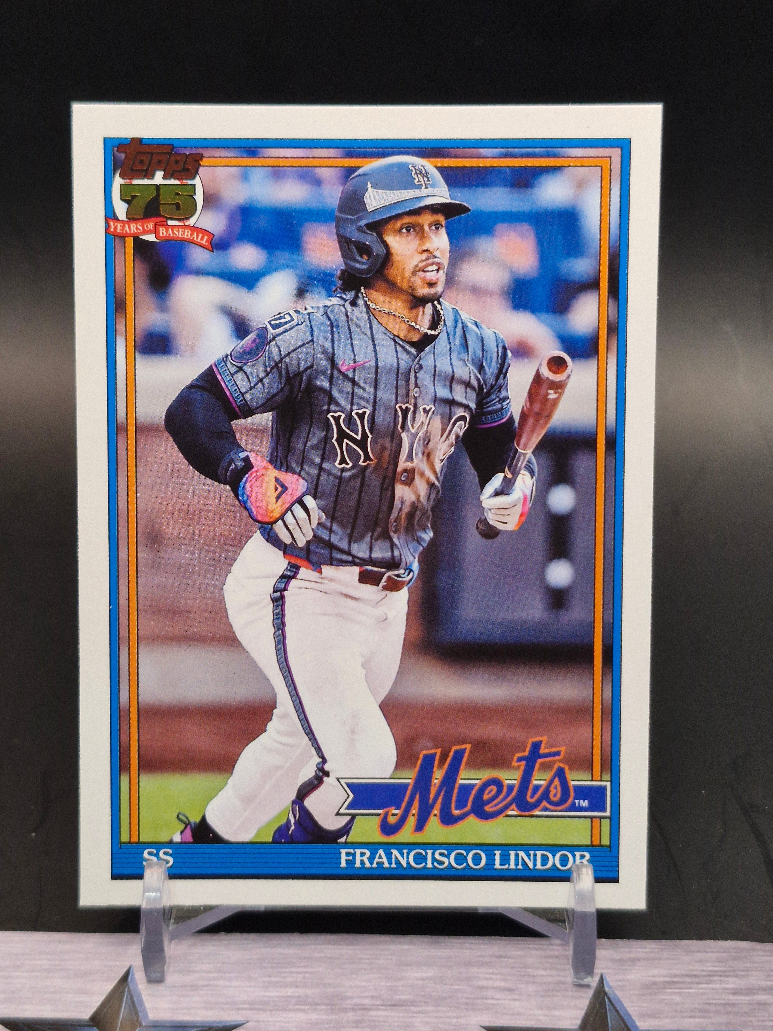 2026 Topps #T91-19 Francisco Lindor 1991 35th Anniversary (Series One)