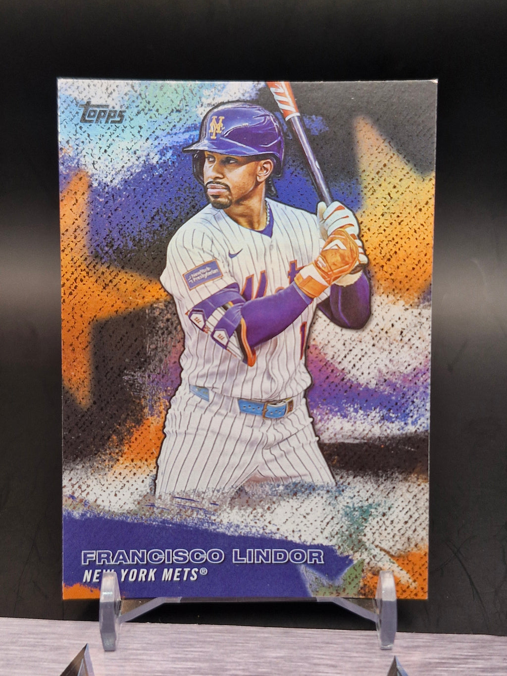 2026 Topps #SMLB-10 Francisco Lindor Stars of MLB Crackle Foil