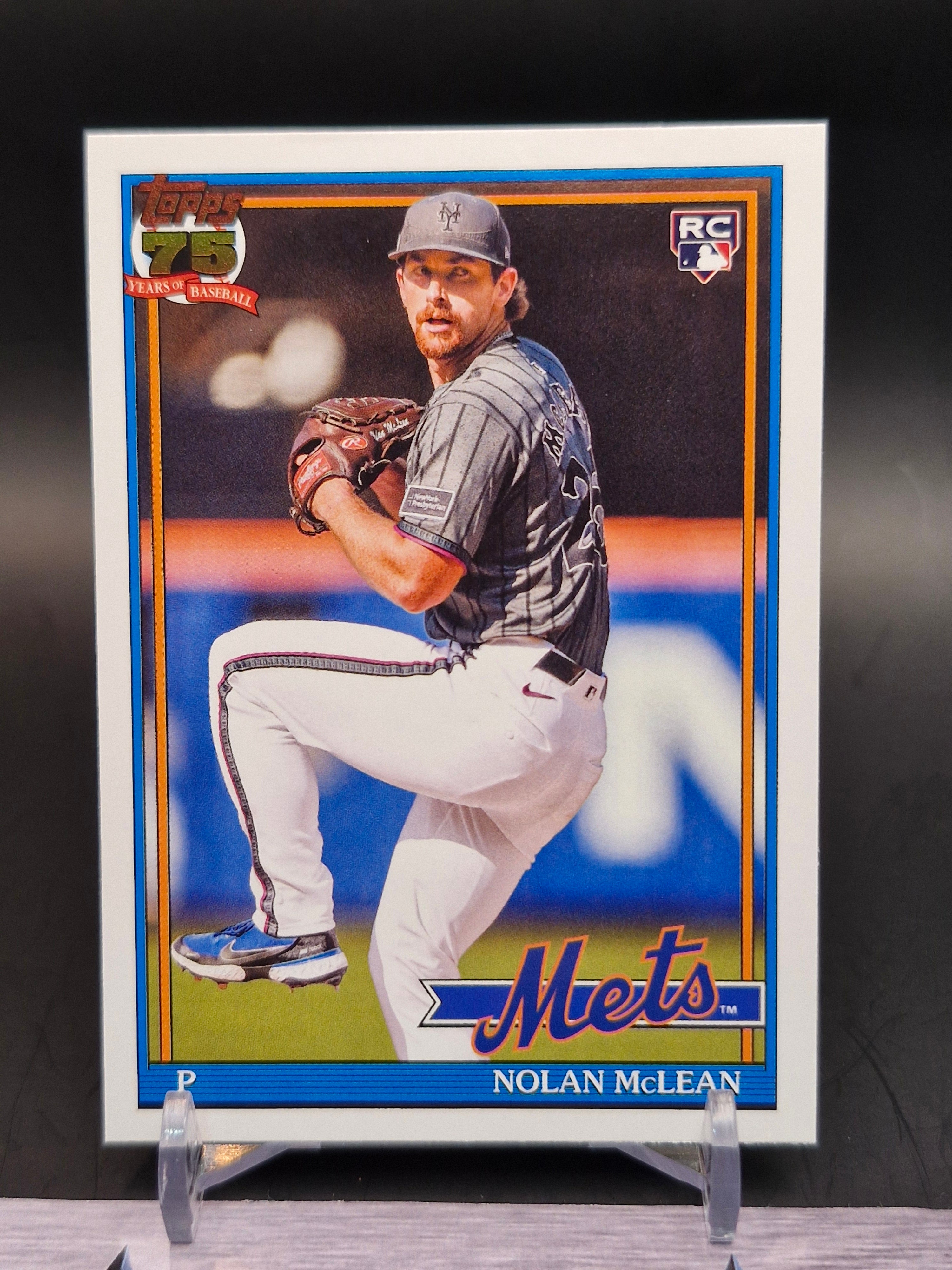 2026 Topps #T91-63 Nolan McLean 1991 35th Anniversary Blue (Series One)