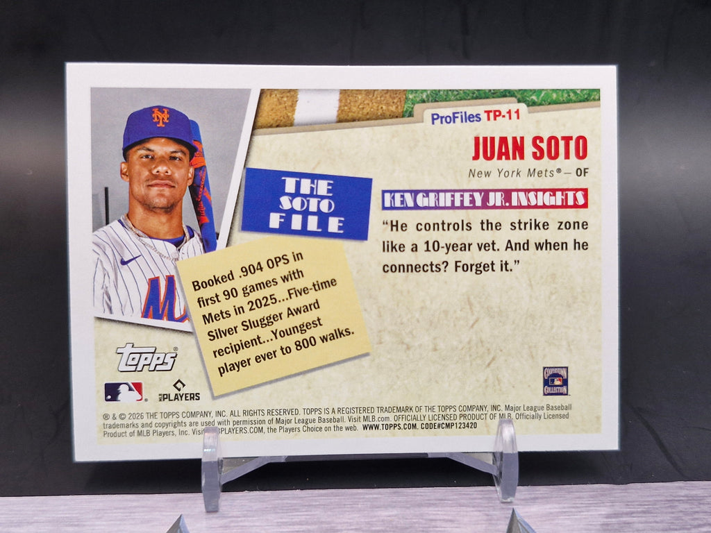 2026 Topps #TP-11 Juan Soto Profiles