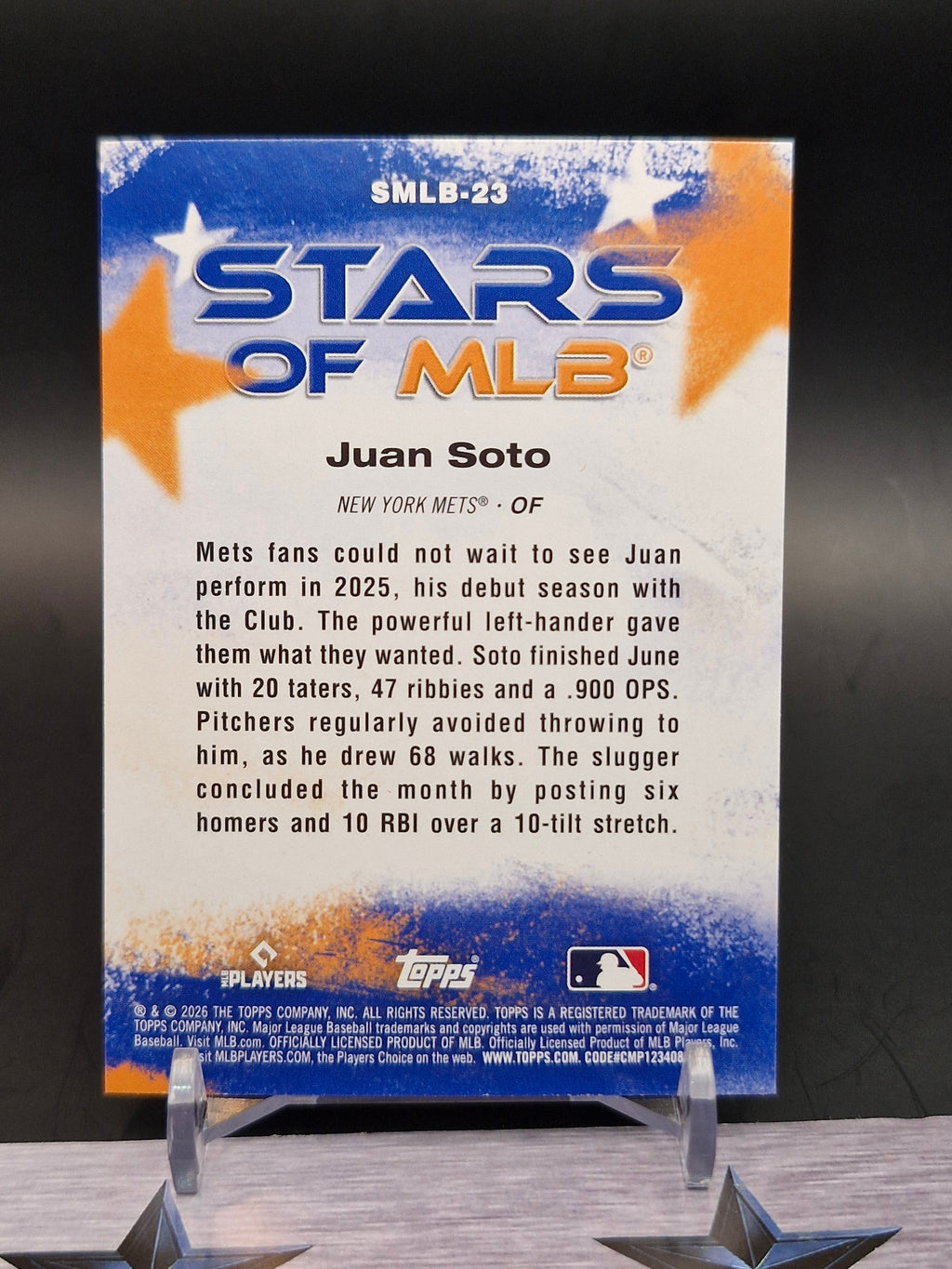 2026 Topps #SMLB-23 Juan Soto Stars of MLB