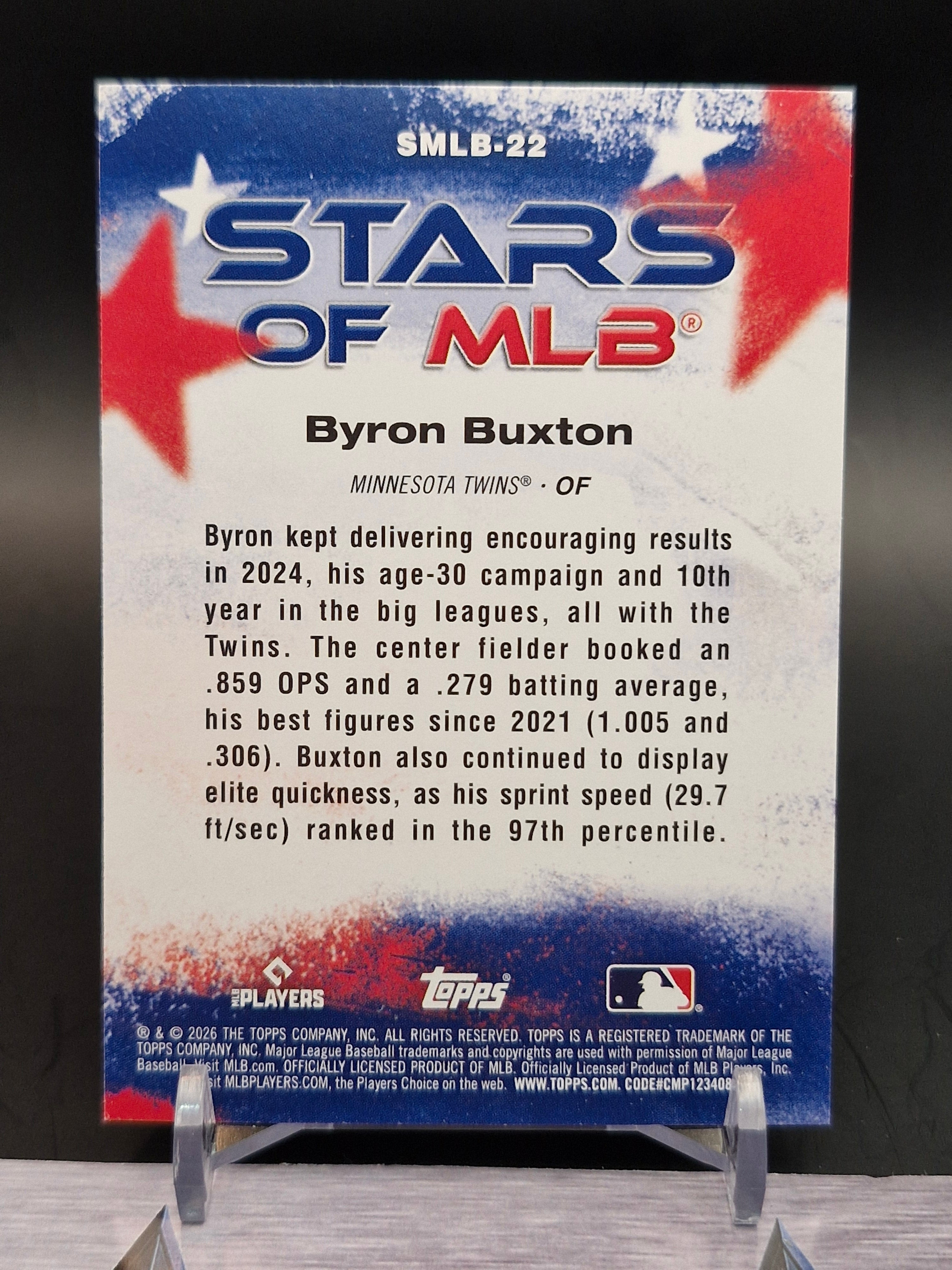 2026 Topps #SMLB-22 Byron Buxton Stars of MLB