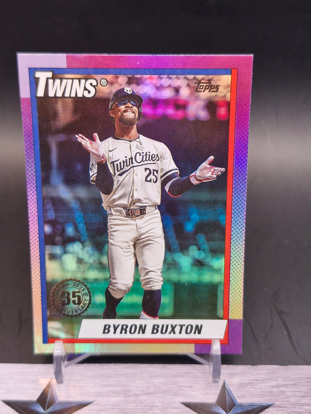 2025 Topps Update #U90-24 Byron Buxton 1990 Topps Baseball 35th Anniversary
