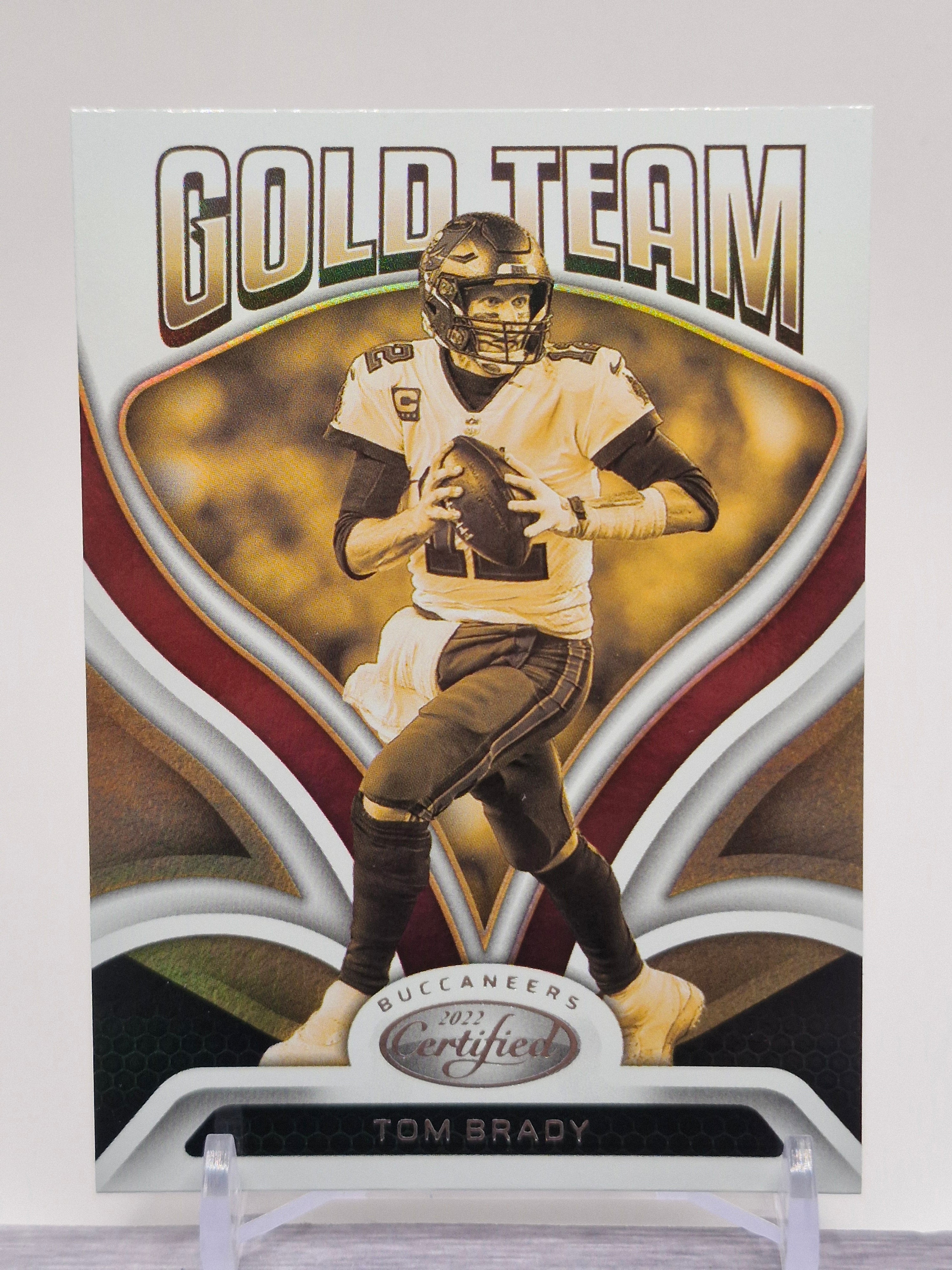 2022 Panini Certified #GT-12 Tom Brady Gold Team