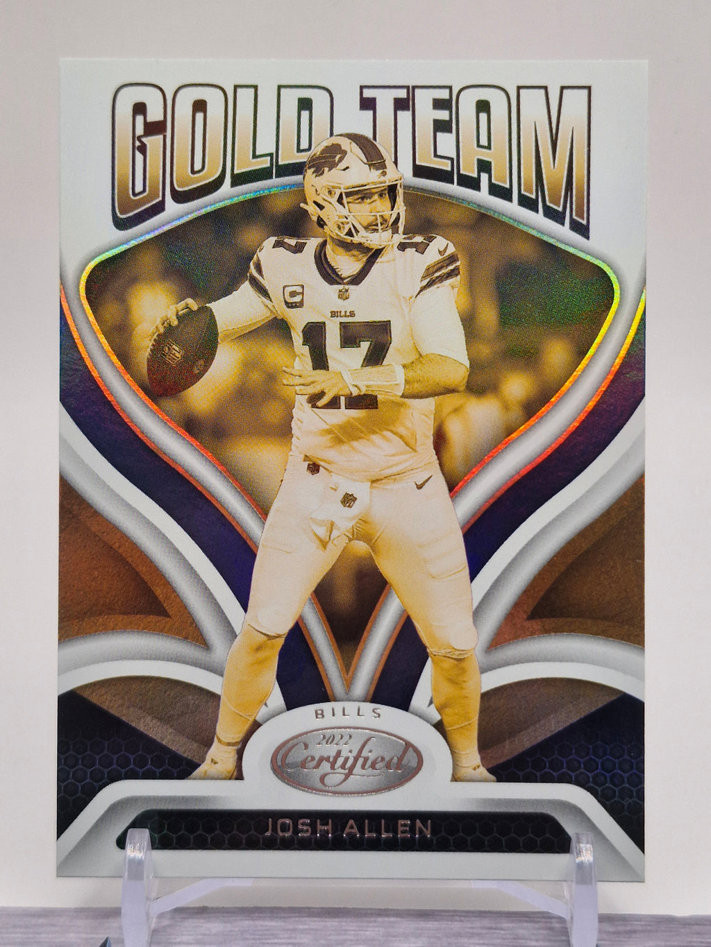 2022 Panini Certified #GT-1 Josh Allen Gold Team