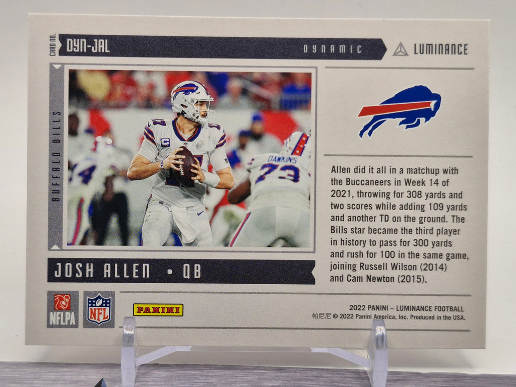 2022 Panini Luminance #DYN-JAL Josh Allen Dynamic