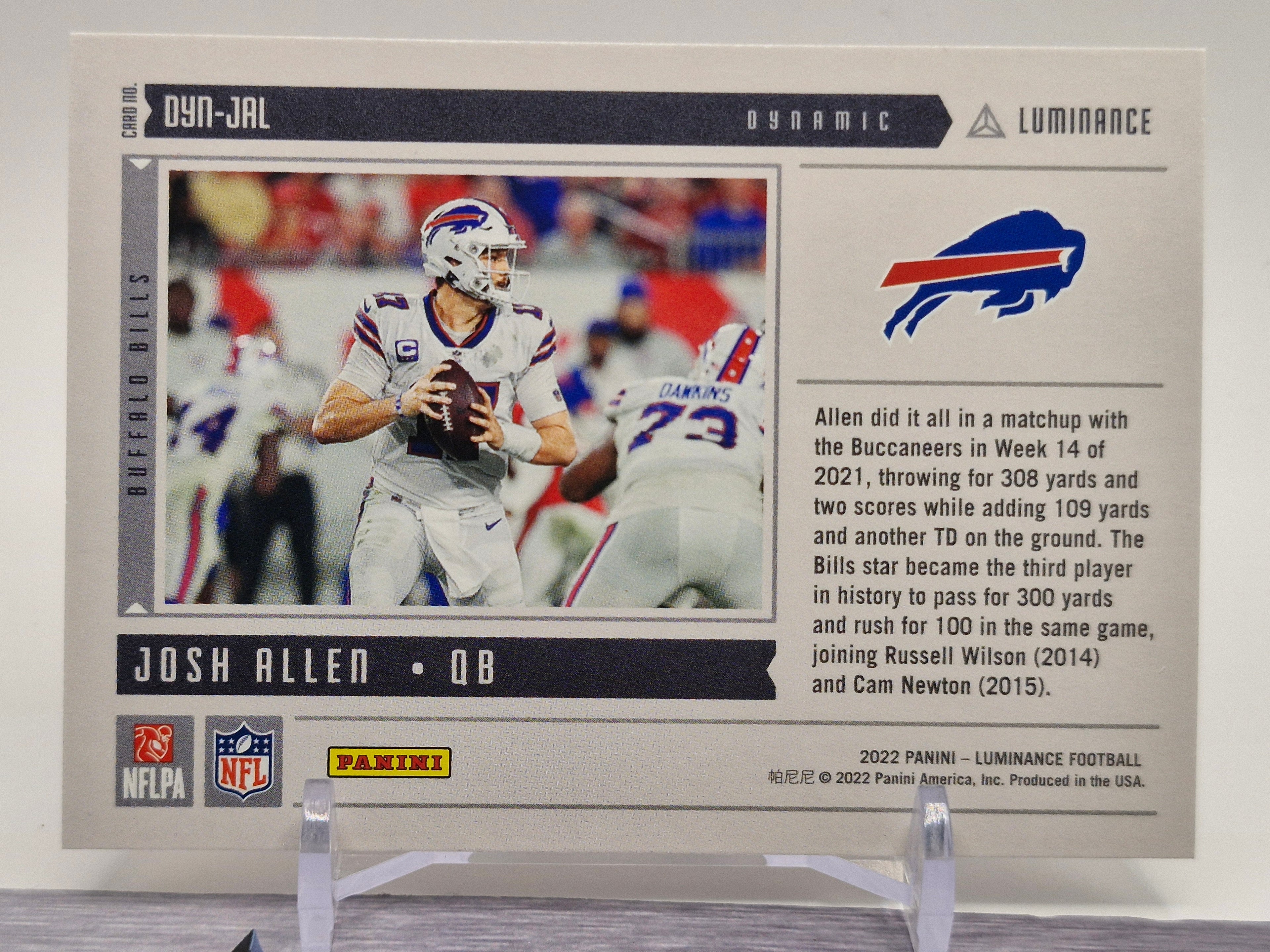 2022 Panini Luminance #DYN-JAL Josh Allen Dynamic