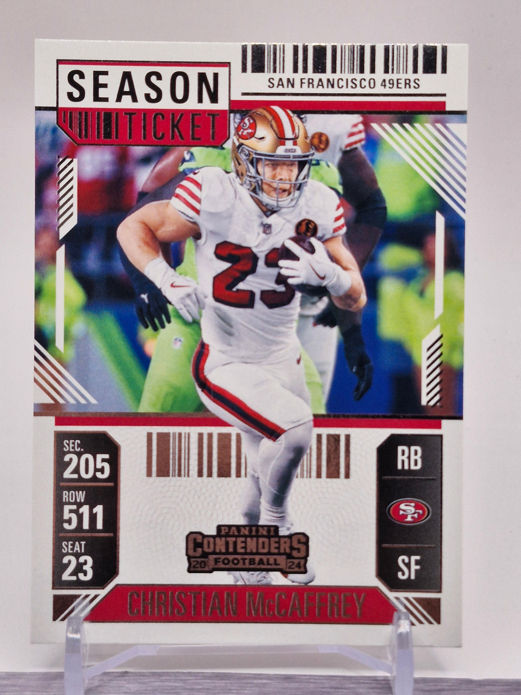 2024 Panini Contenders #86 Christian McCaffrey Retail