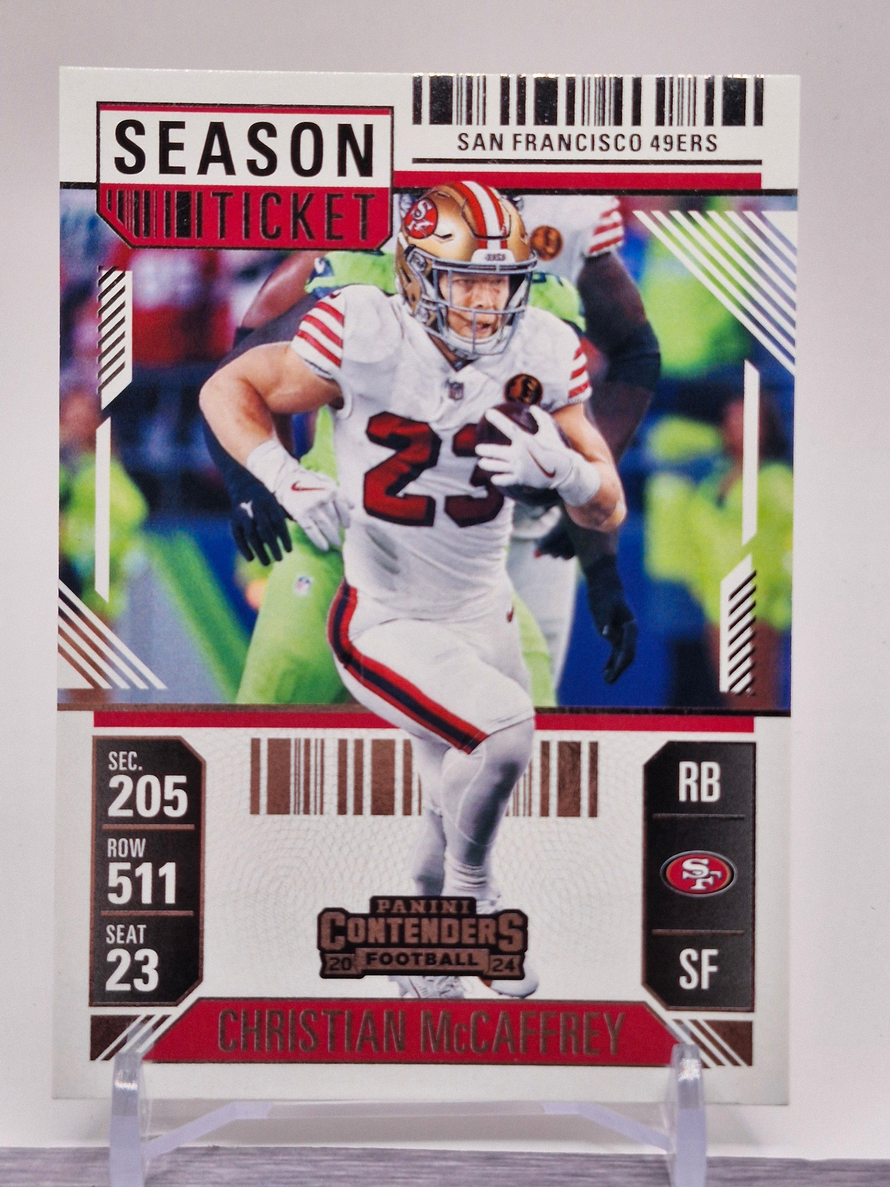 2024 Panini Contenders #86 Christian McCaffrey Retail