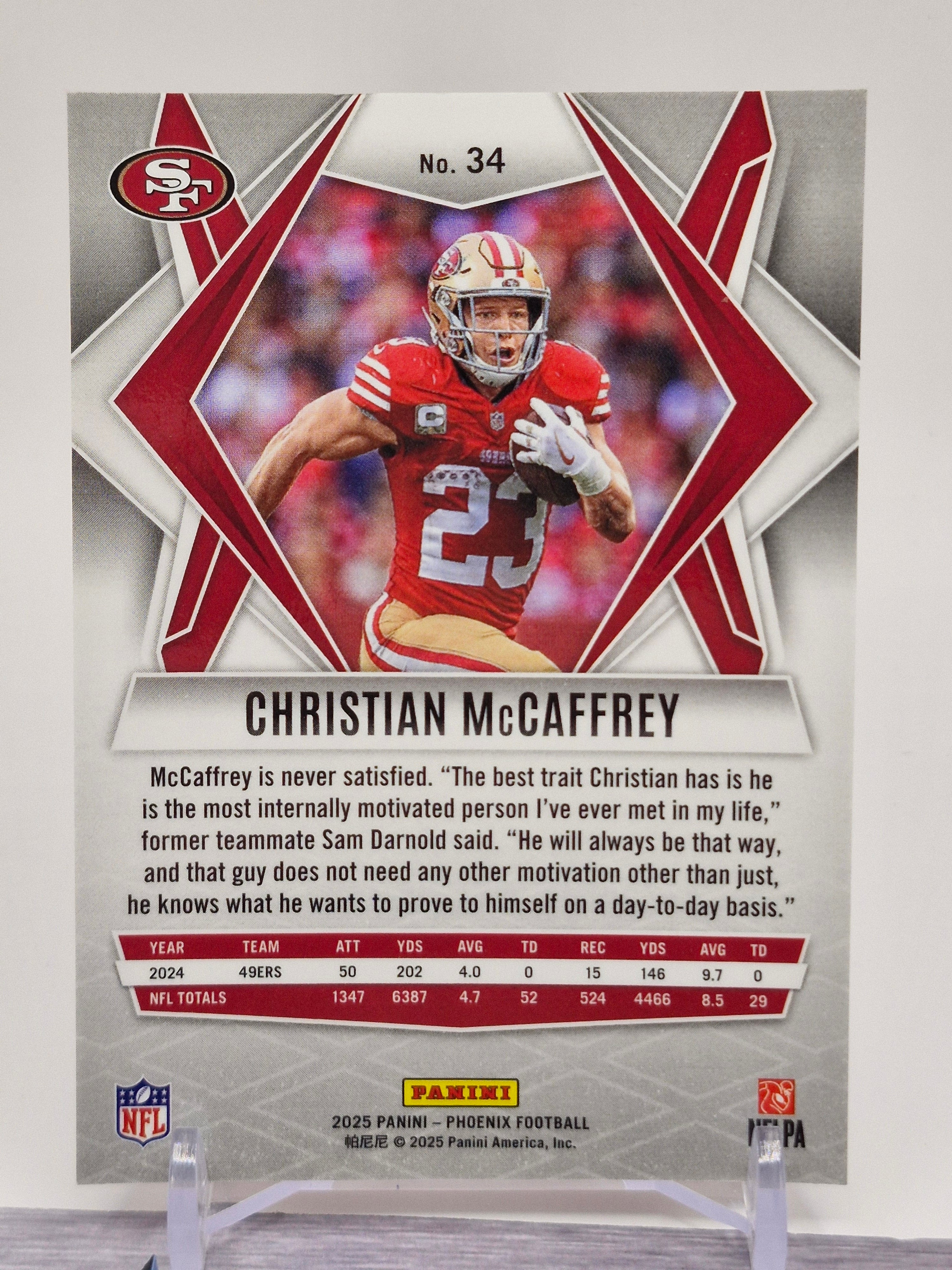2025 Panini Phoenix #34 Christian McCaffrey