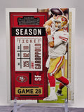 2020 Panini Contenders #24 Jimmy Garoppolo