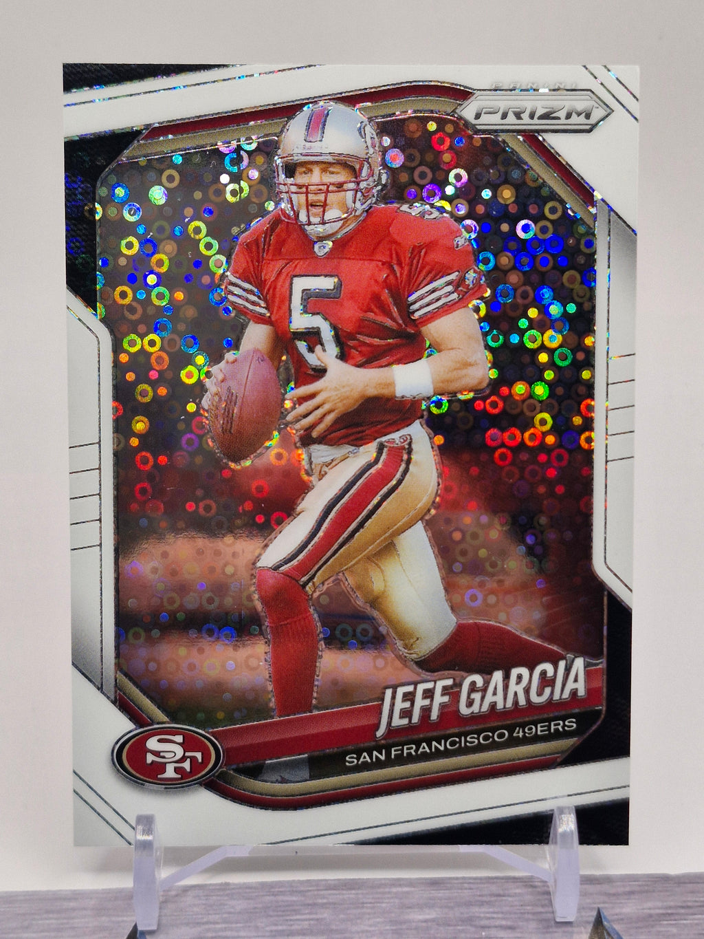 2025 Panini Prizm #267 Jeff Garcia White Disco