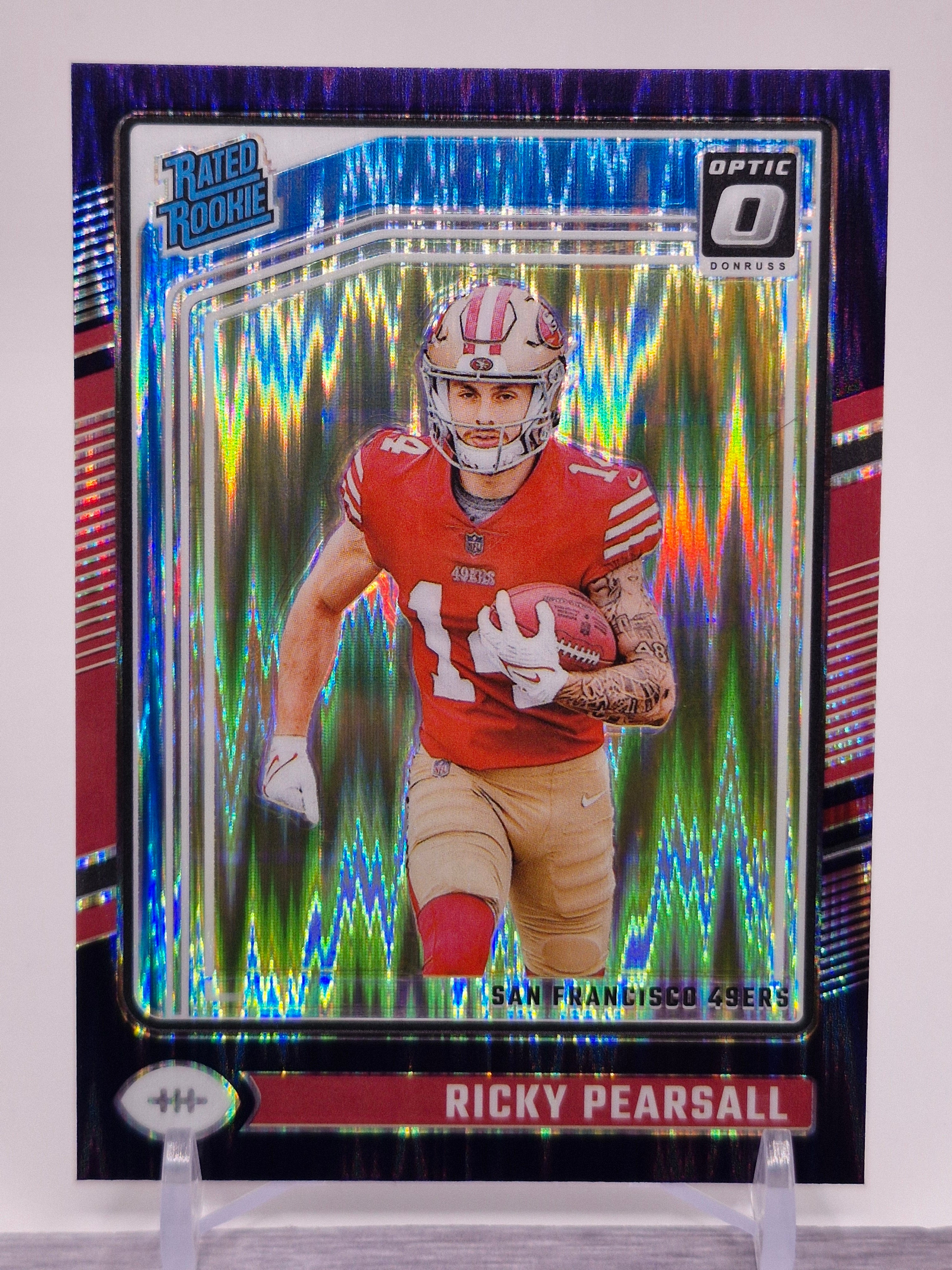 2024 Donruss Optic #284 Ricky Pearsall Purple Shock