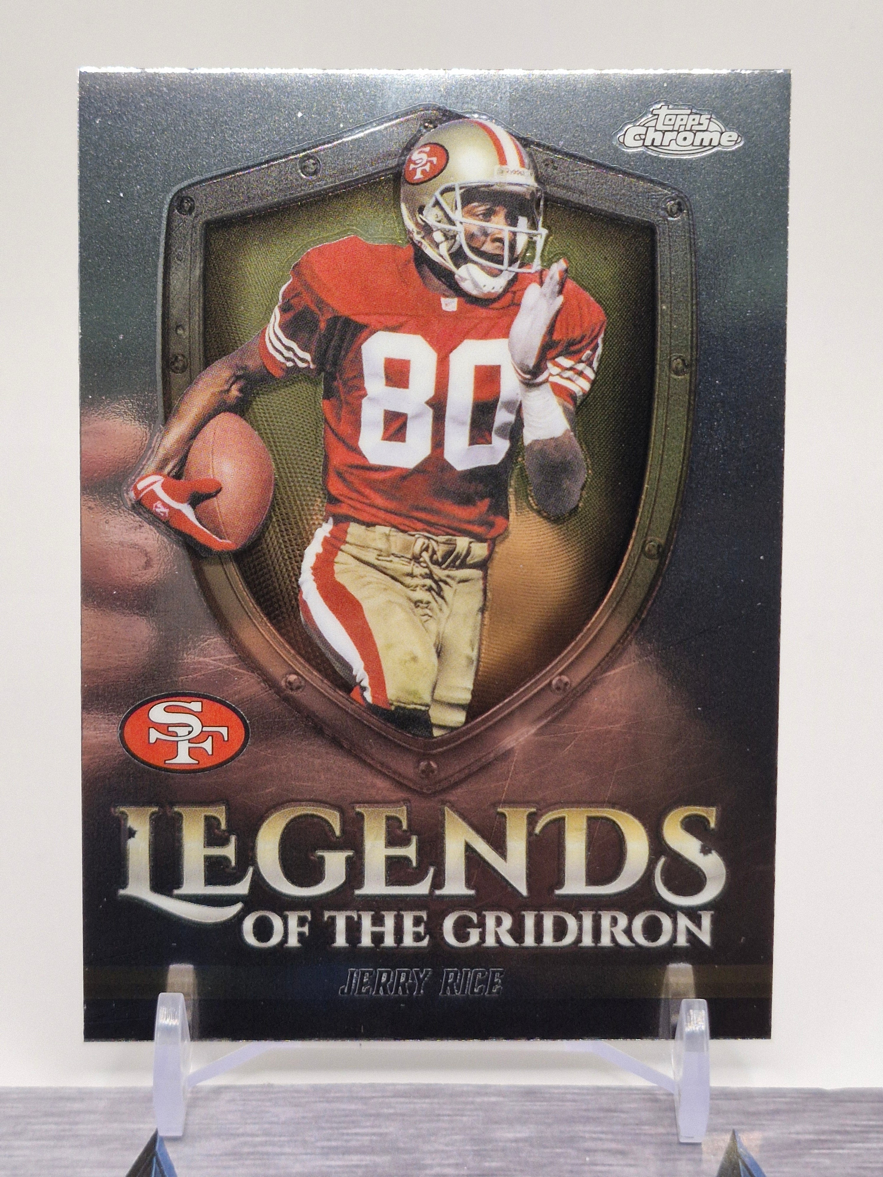 2025 Topps Chrome #LOG-21 Jerry Rice Legends of the Gridiron