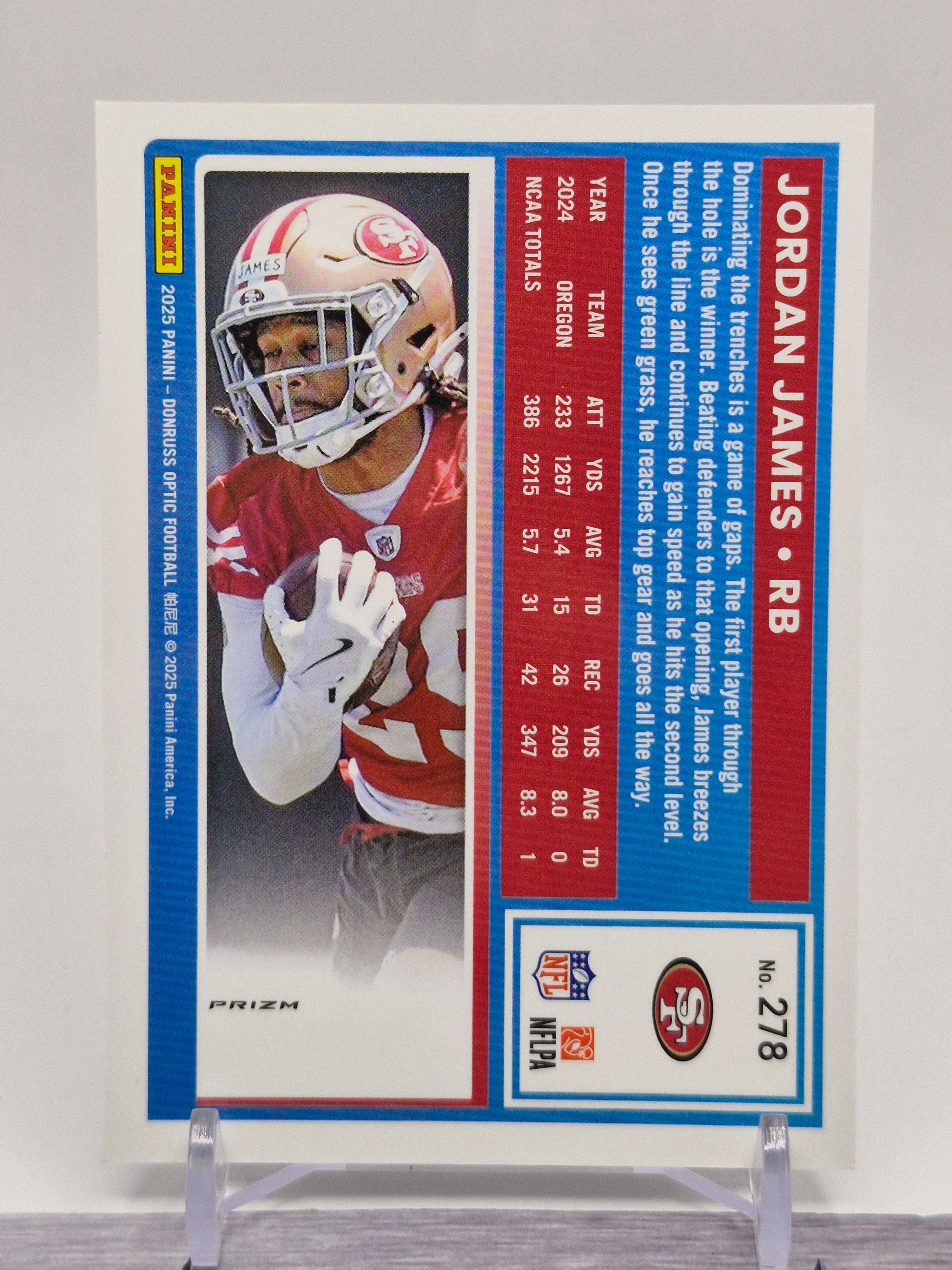 2025 Donruss Optic #278 Jordan James