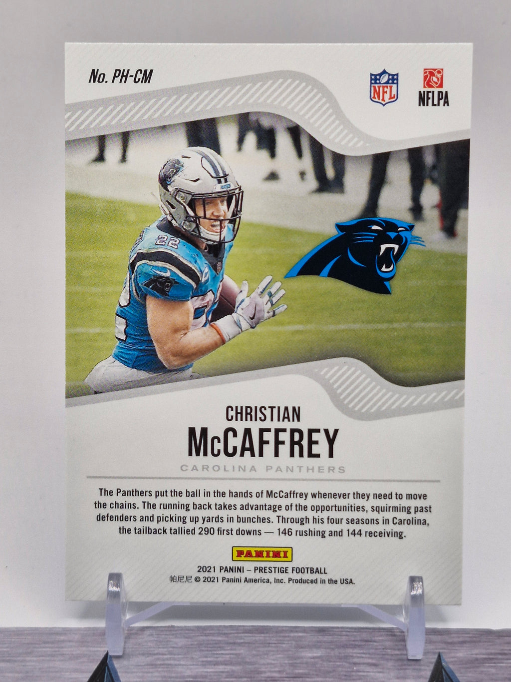 2021 Panini Prestige #PH-CM Christian McCaffrey Power House