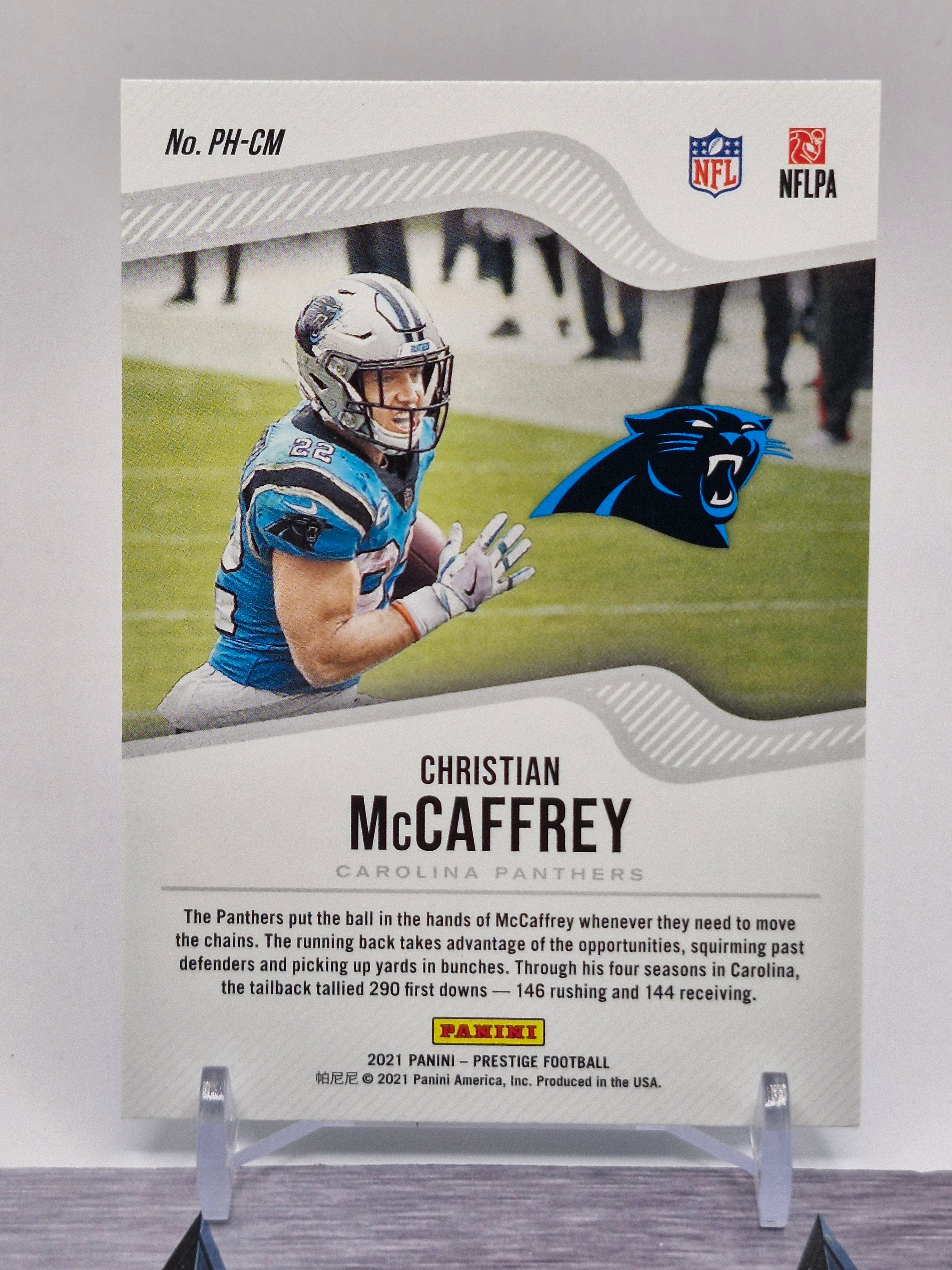 2021 Panini Prestige #PH-CM Christian McCaffrey Power House