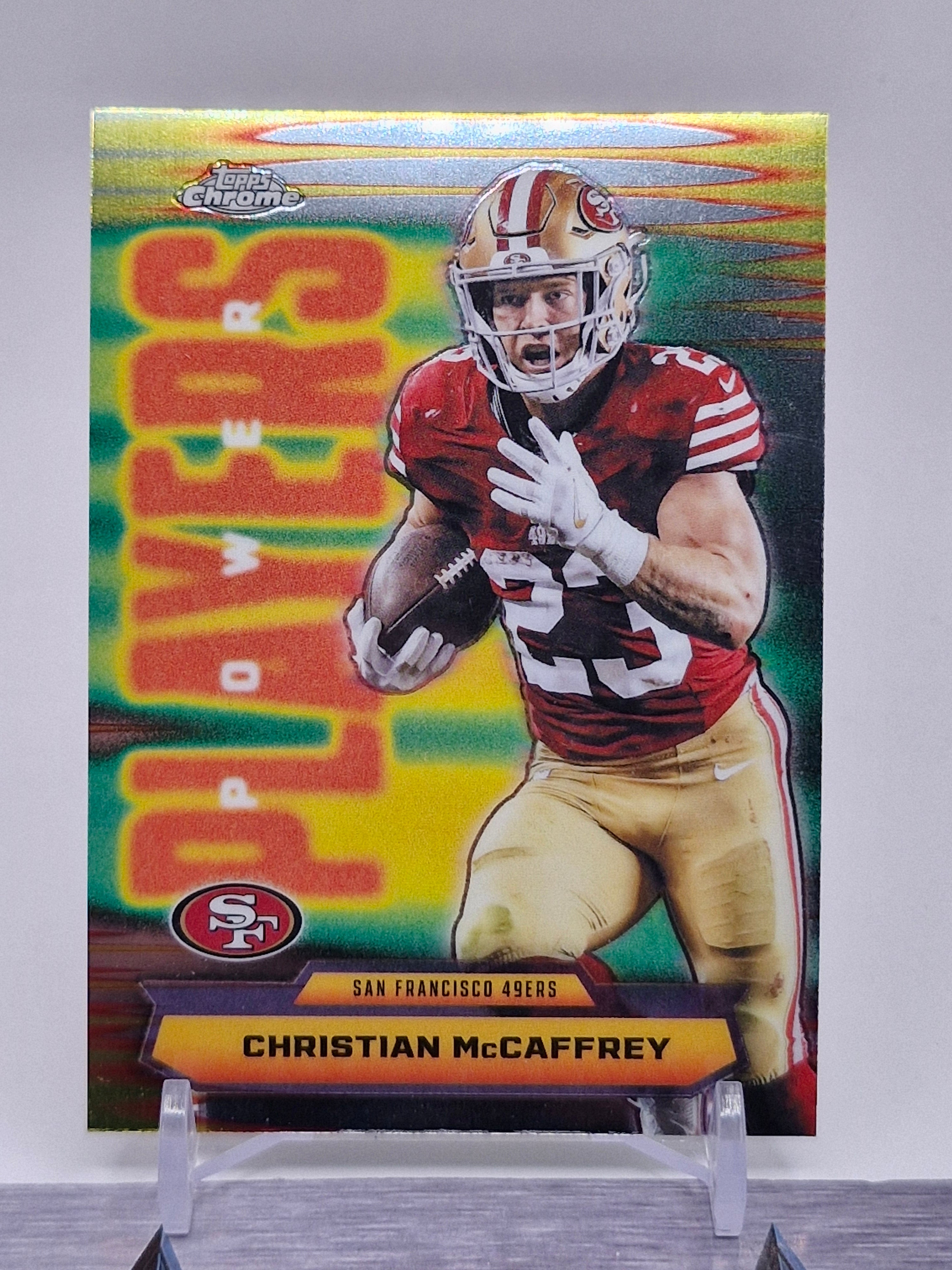 2025 Topps Chrome #PP-15 Christian McCaffrey Power Players
