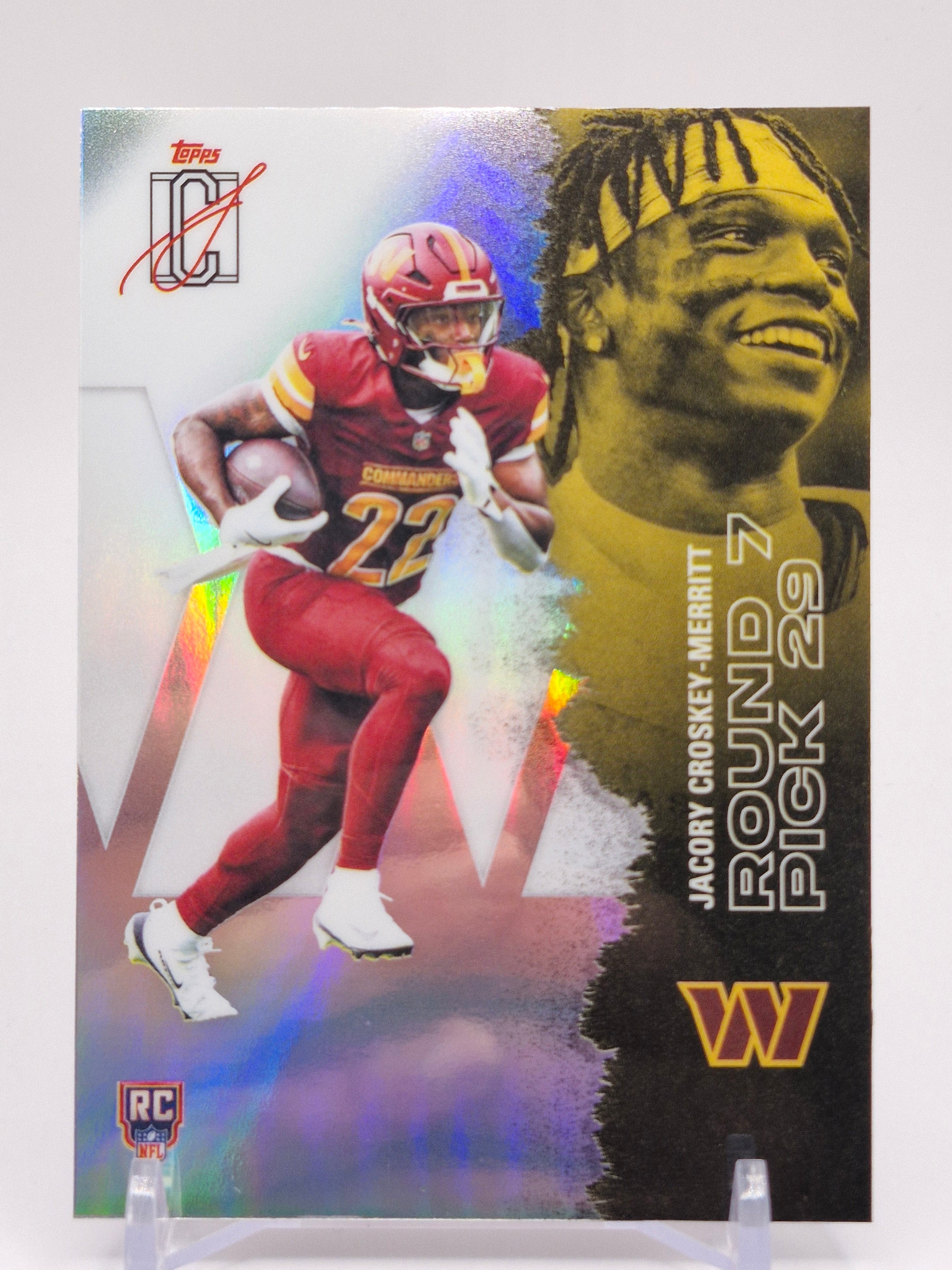 2025 Topps Signature Class #235 Jacory Croskey-Merritt Chrome
