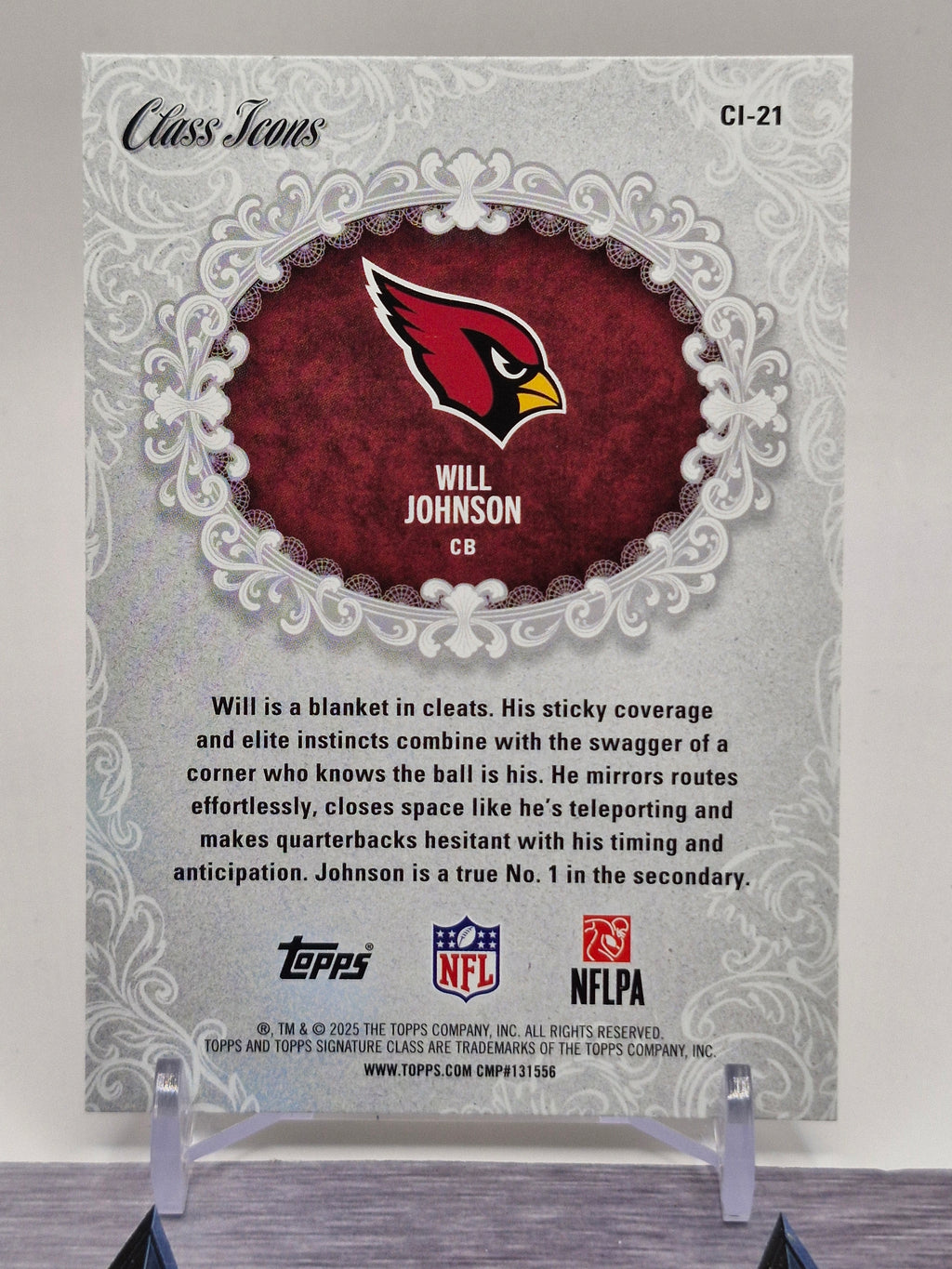 2025 Topps Signature Class #CI-21 Will Johnson Class Icons