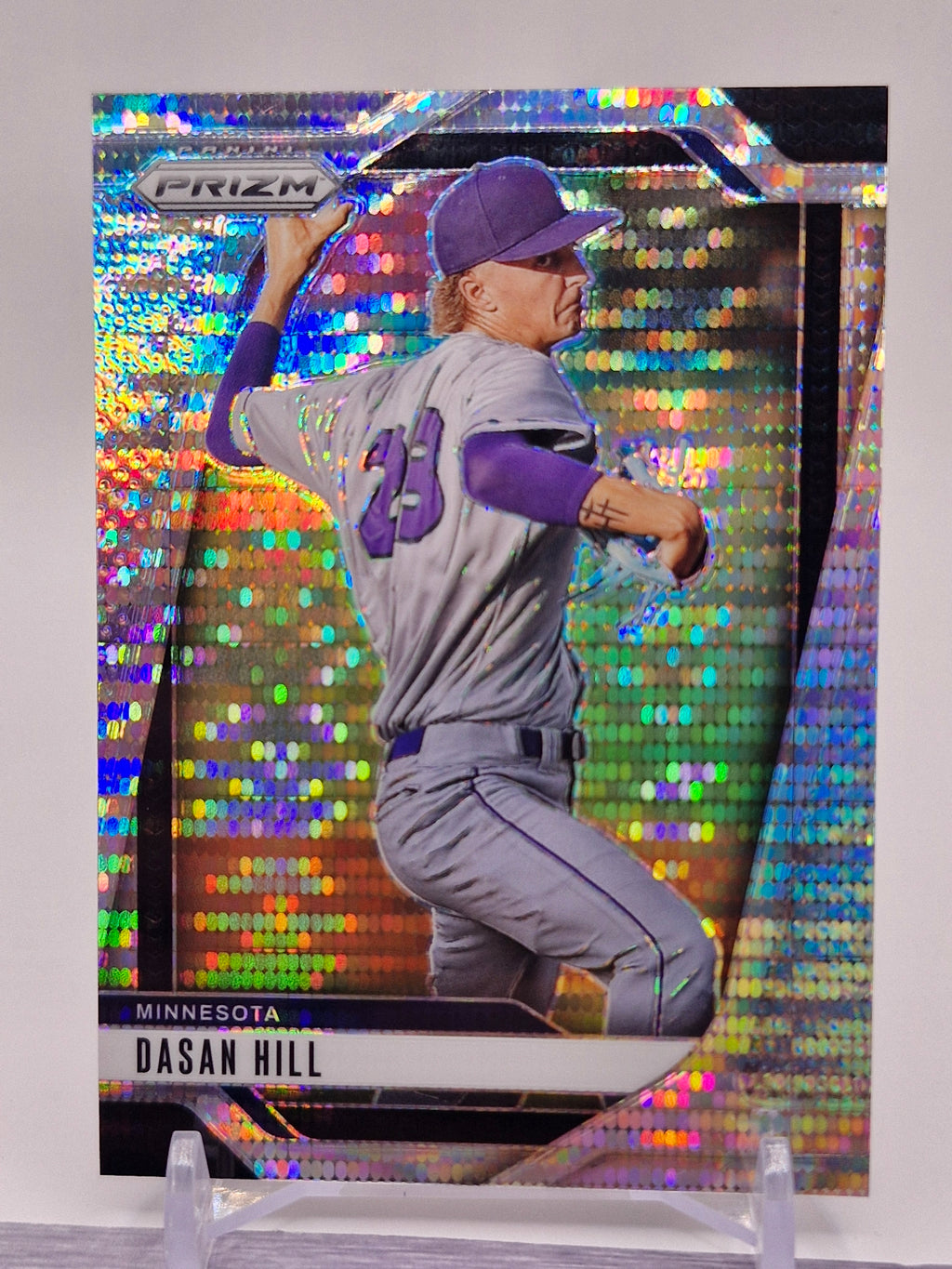 2025 Panini Prizm #188 Dasan Hill Pulsar Prizms #/499
