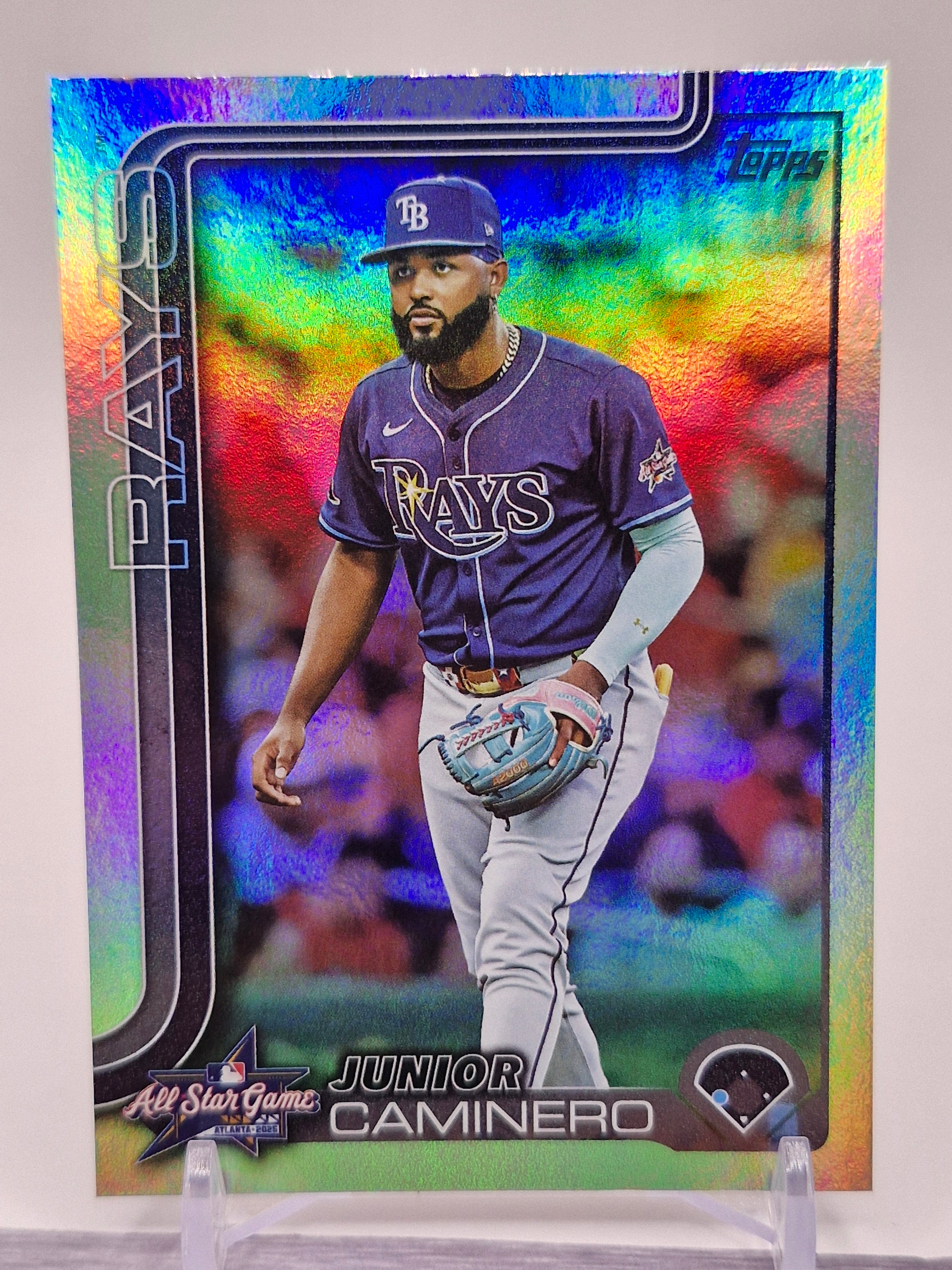 2025 Topps Chrome Update #ASGC-21 Junior Caminero 2025 All-Star Game Refractor