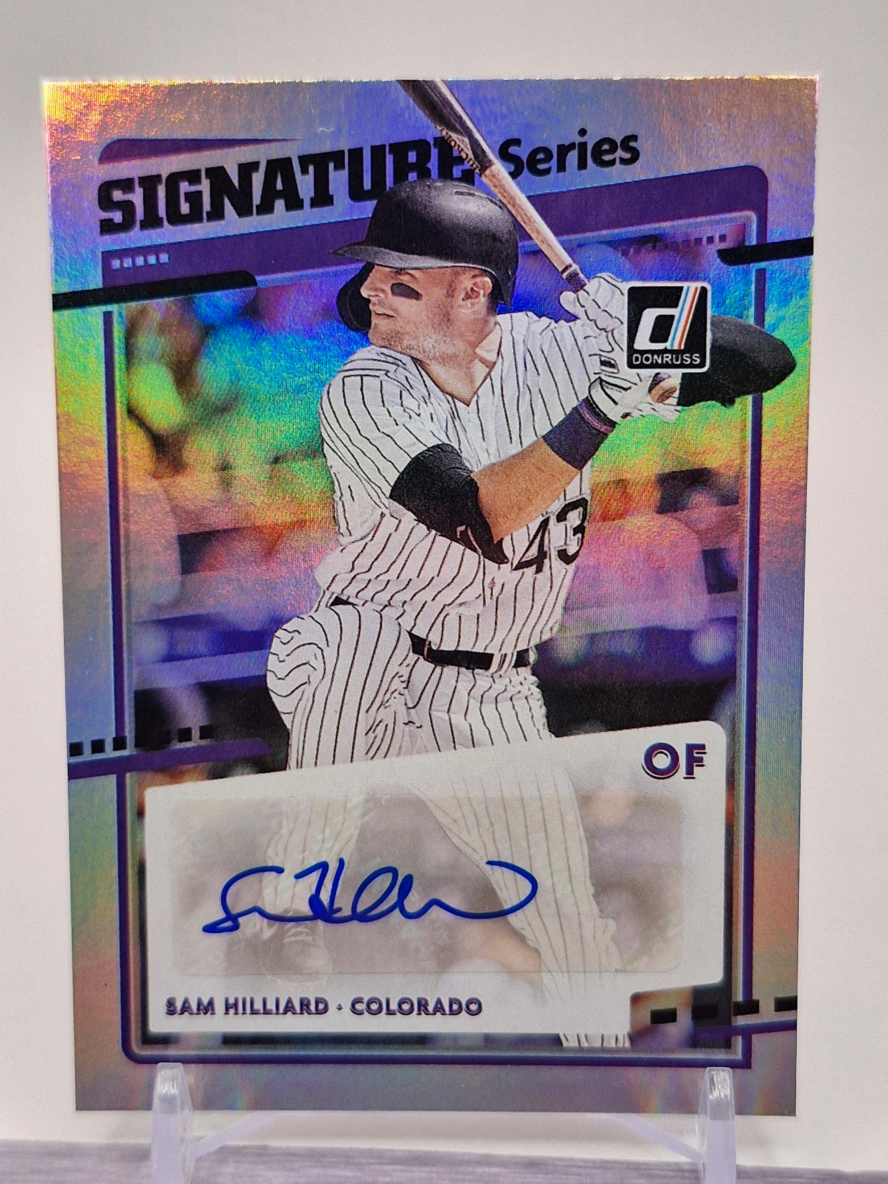 2020 Donruss #SS-SH Sam Hilliard Signature Series