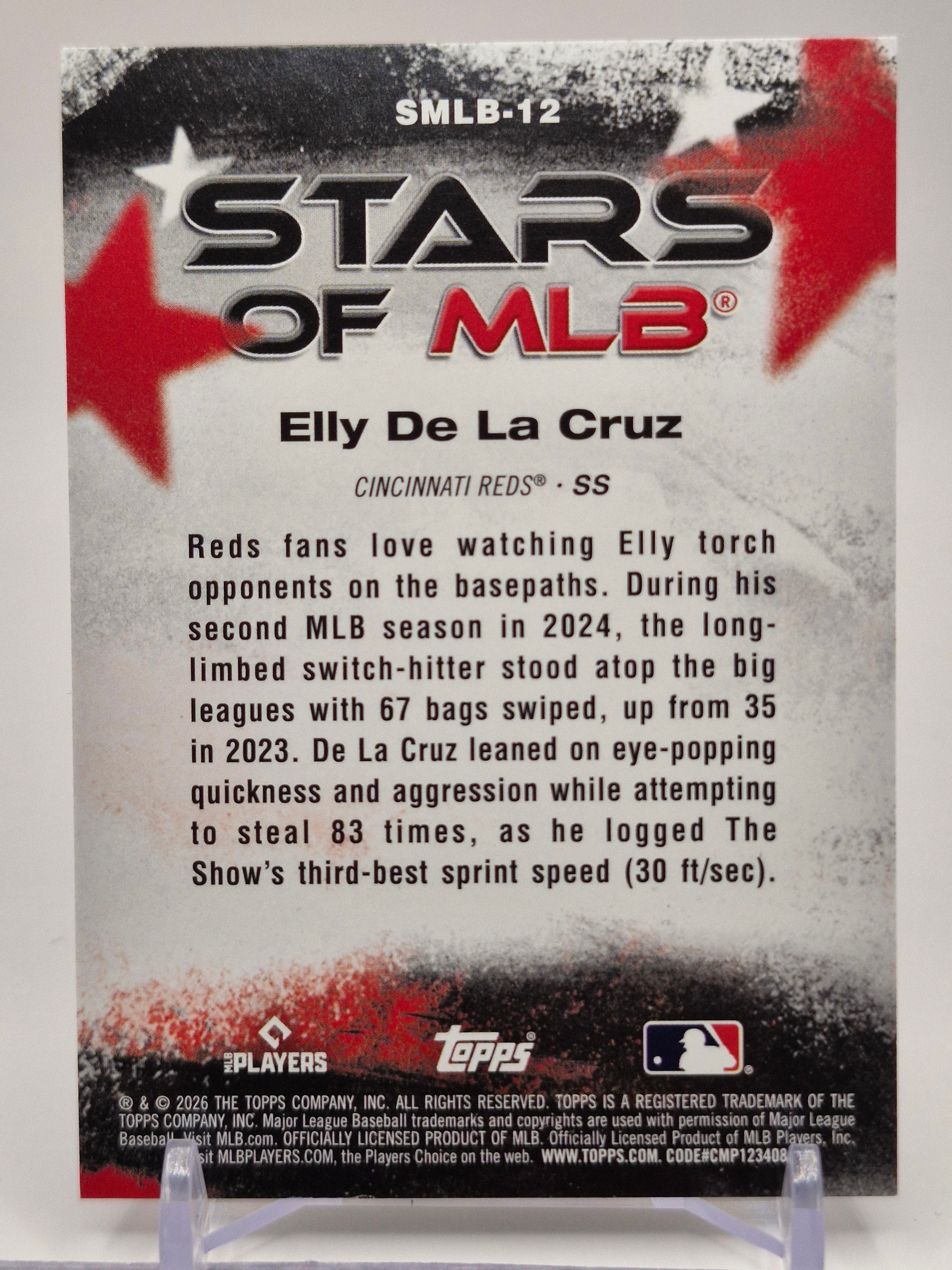 2026 Topps #SMLB-12 Elly De La Cruz Stars of MLB