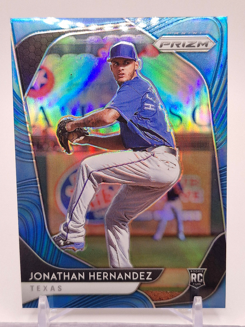 2020 Panini Prizm #96 Jonathan Hernandez Carolina Blue Prizm