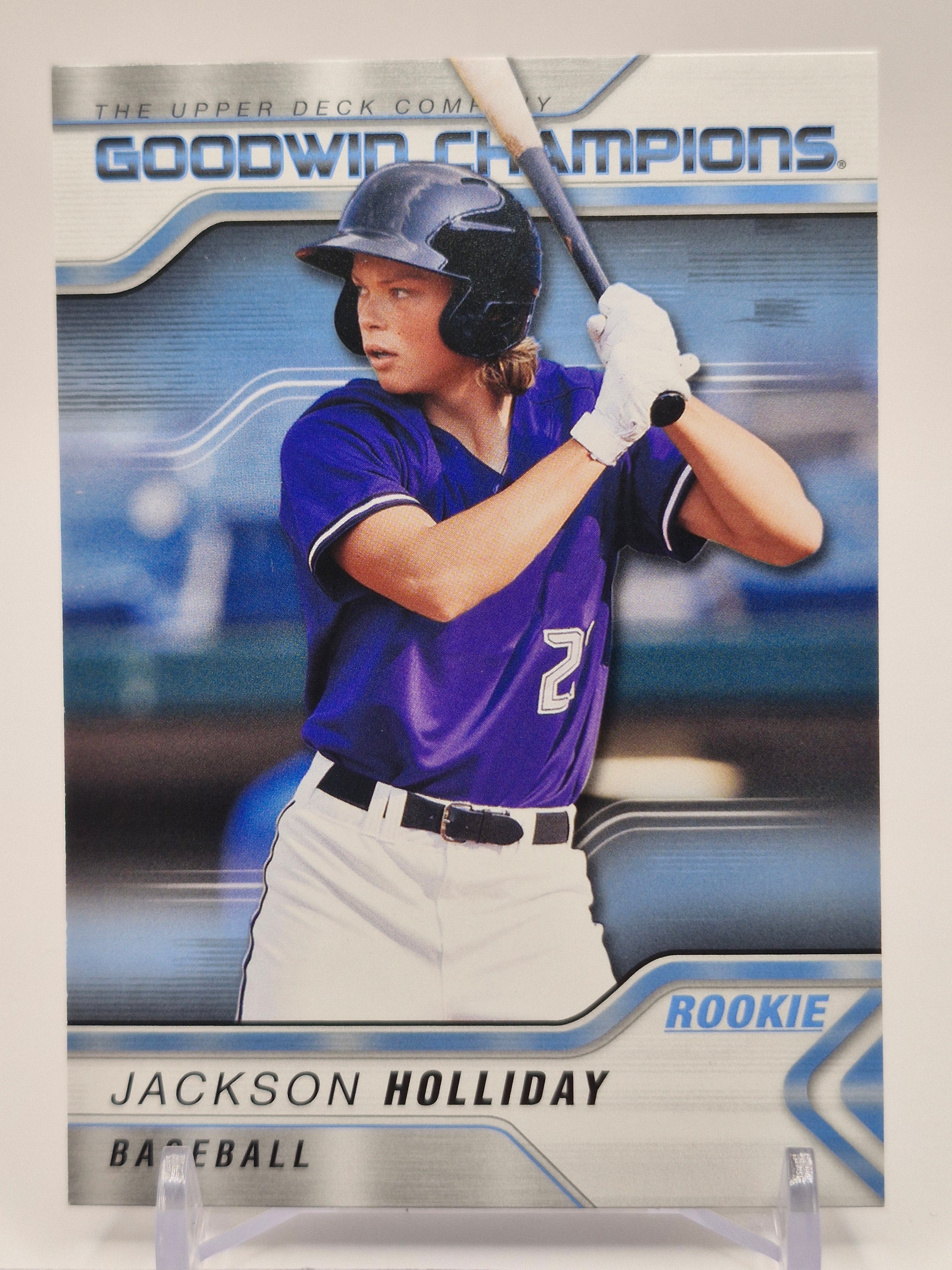 2023 Upper Deck Goodwin Champions #23 Jackson Holliday Royal Blue