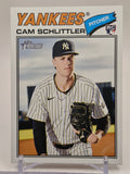 2026 Topps Heritage #222 Cam Schlittler