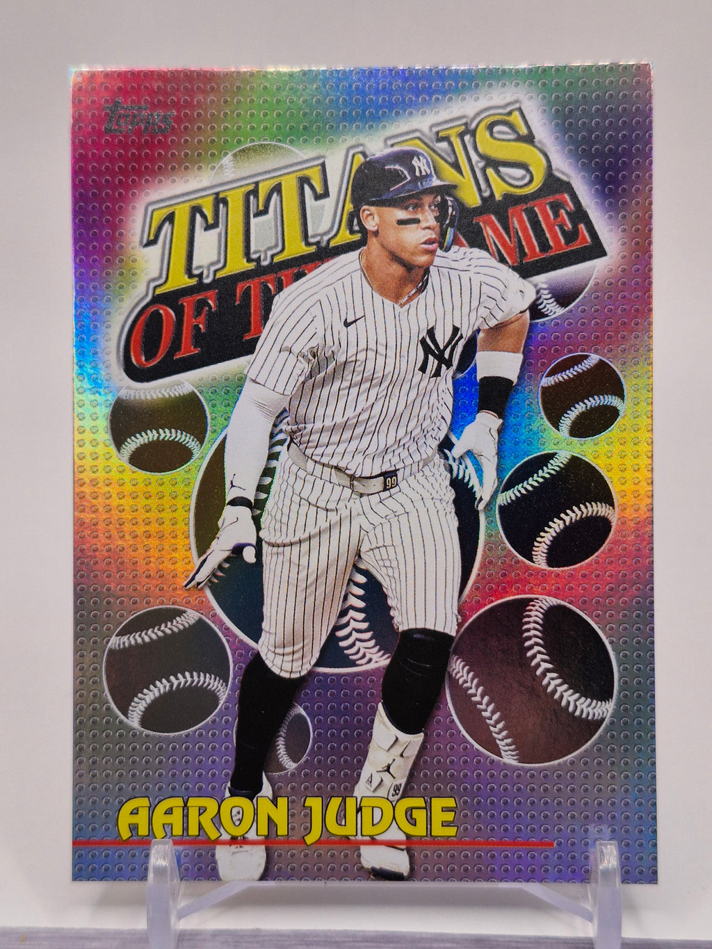 2026 Topps #TOG-3 Aaron Judge Titans of the Game