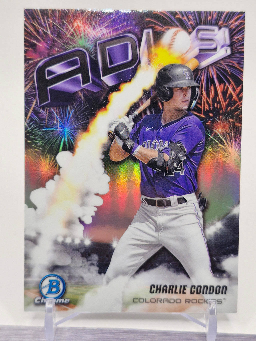 2025 Bowman Chrome #AD-23 Charlie Condon Adios