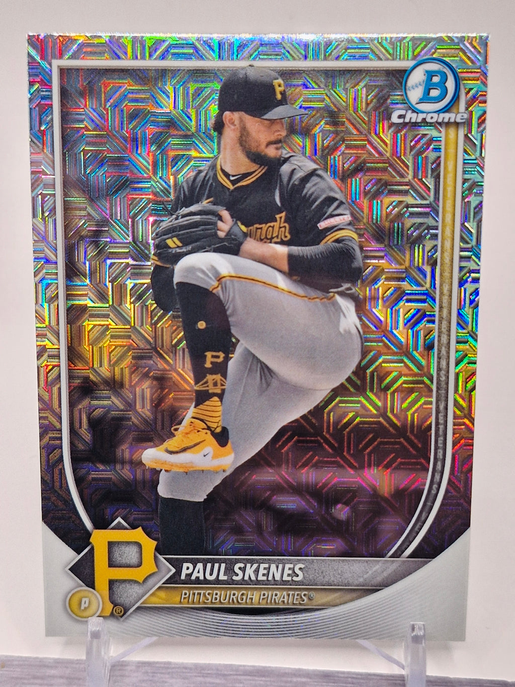 2025 Bowman Chrome #30 Paul Skenes Mojo Refractors