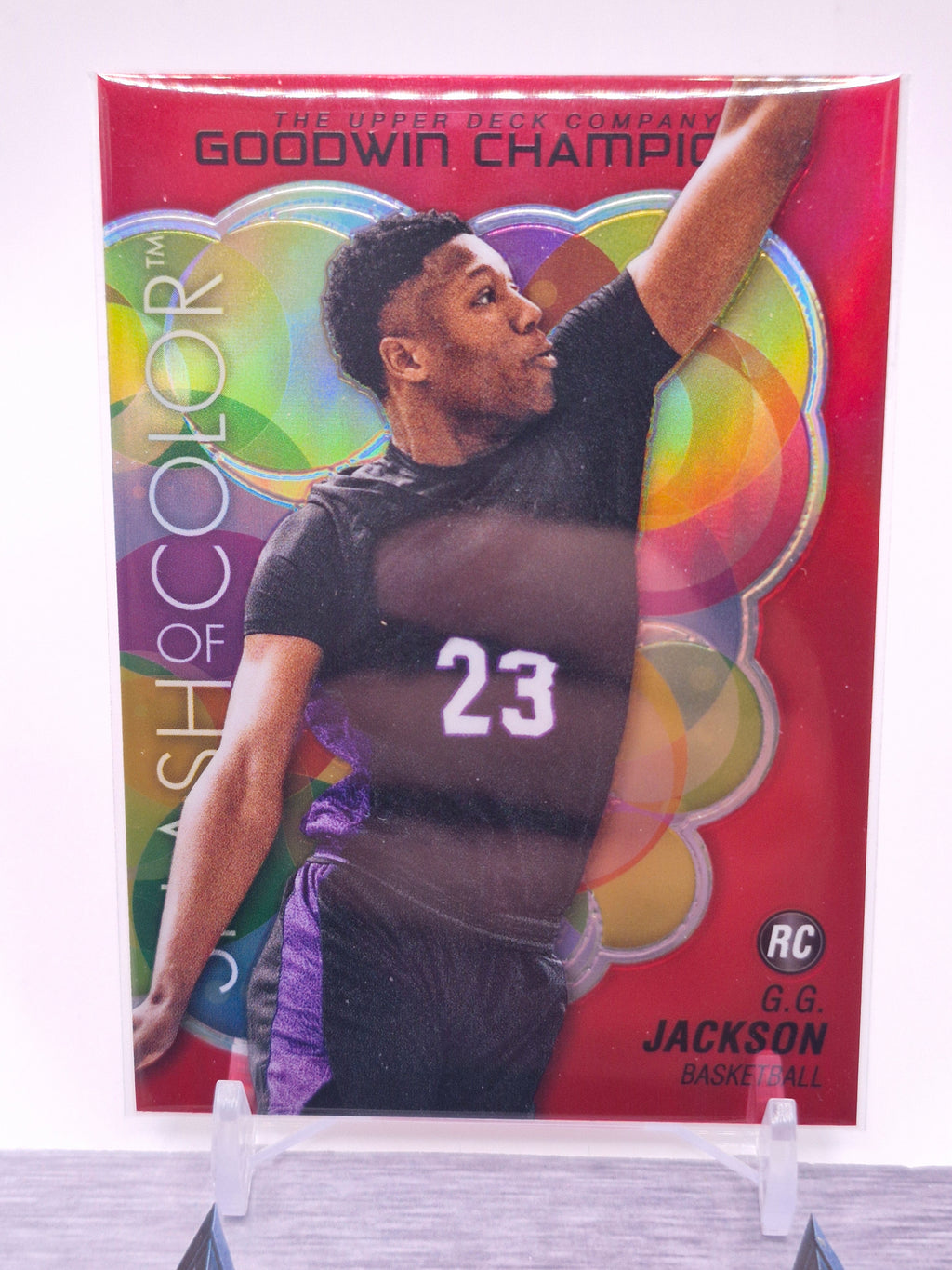 2023 Upper Deck Goodwin Champions #SCP-91 G.G. Jackson Splash of Color Platinum