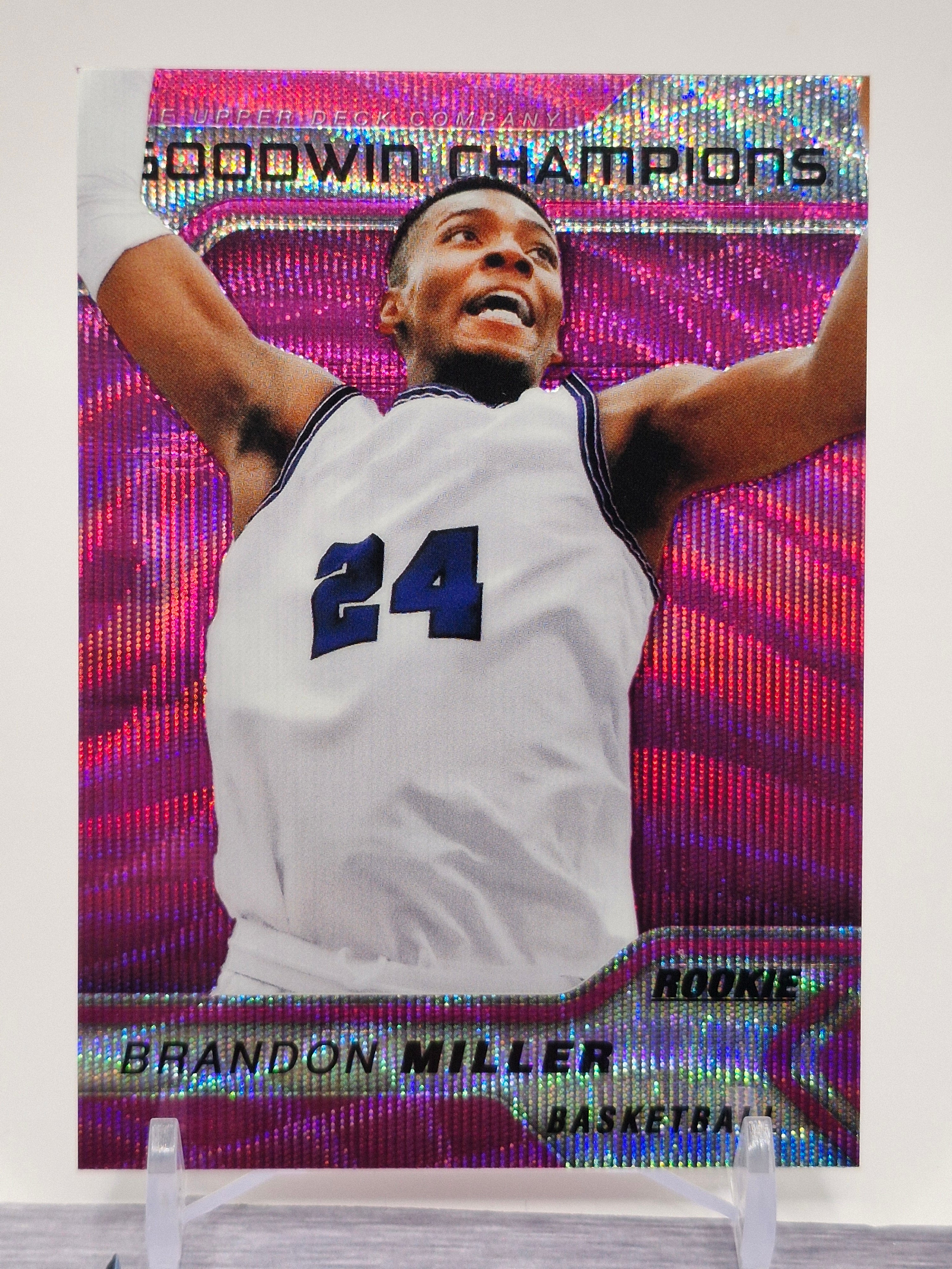 2023 Upper Deck Goodwin Champions #P11 Brandon Miller Platinum Red Rainbow