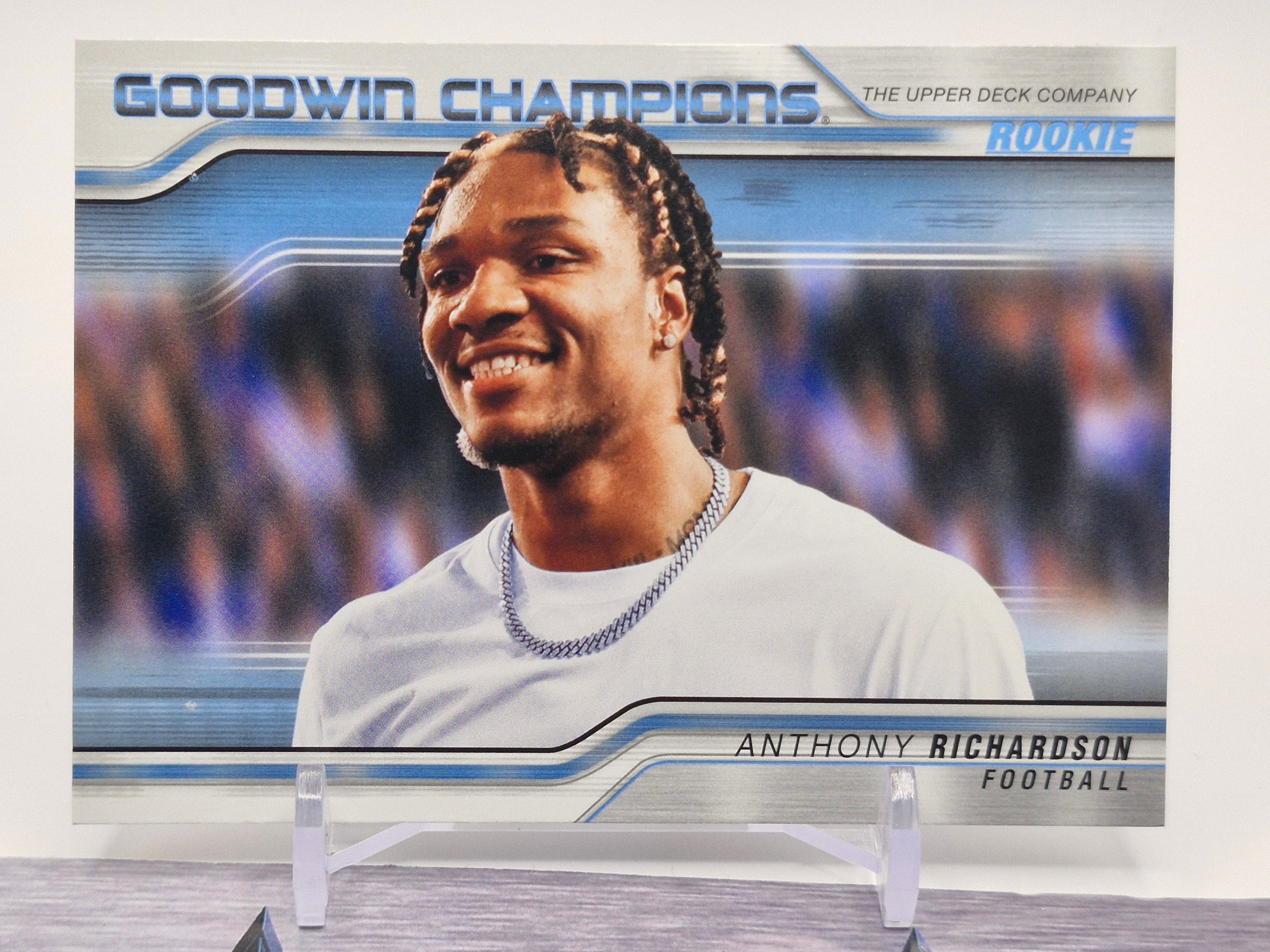 2023 Upper Deck Goodwin Champions #86 Anthony Richardson Royal Blue