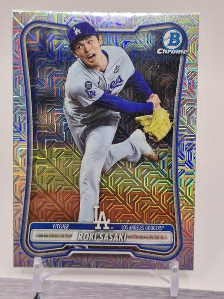 2026 Bowman #63 Roki Sasaki Chrome Mojo Refractors