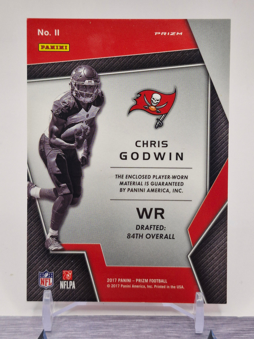 Prizm #11 Chris Godwin Premier Jersey Jersey patch