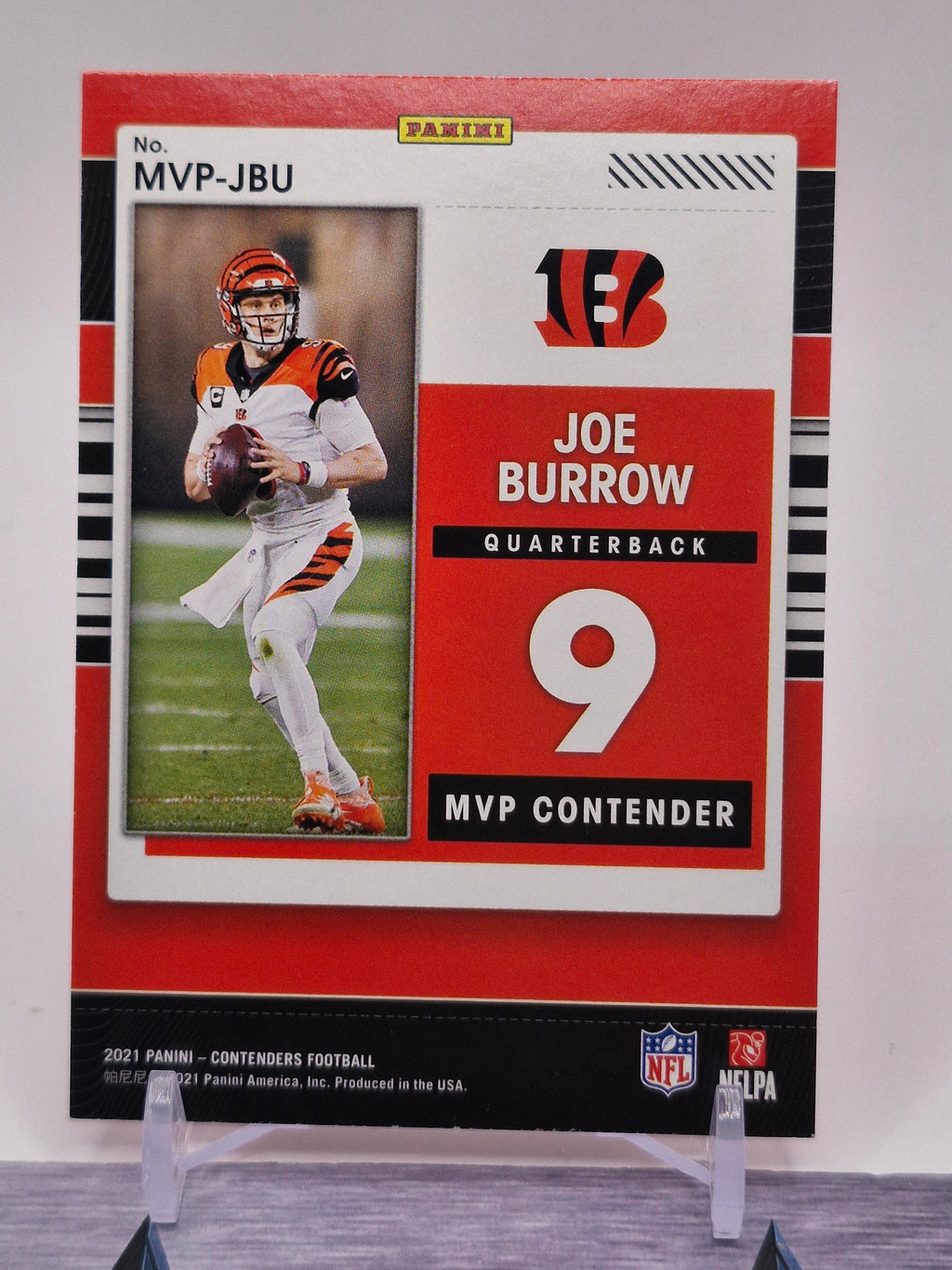 2021 Panini Contenders #MVP-JBU Joe Burrow MVP Contenders
