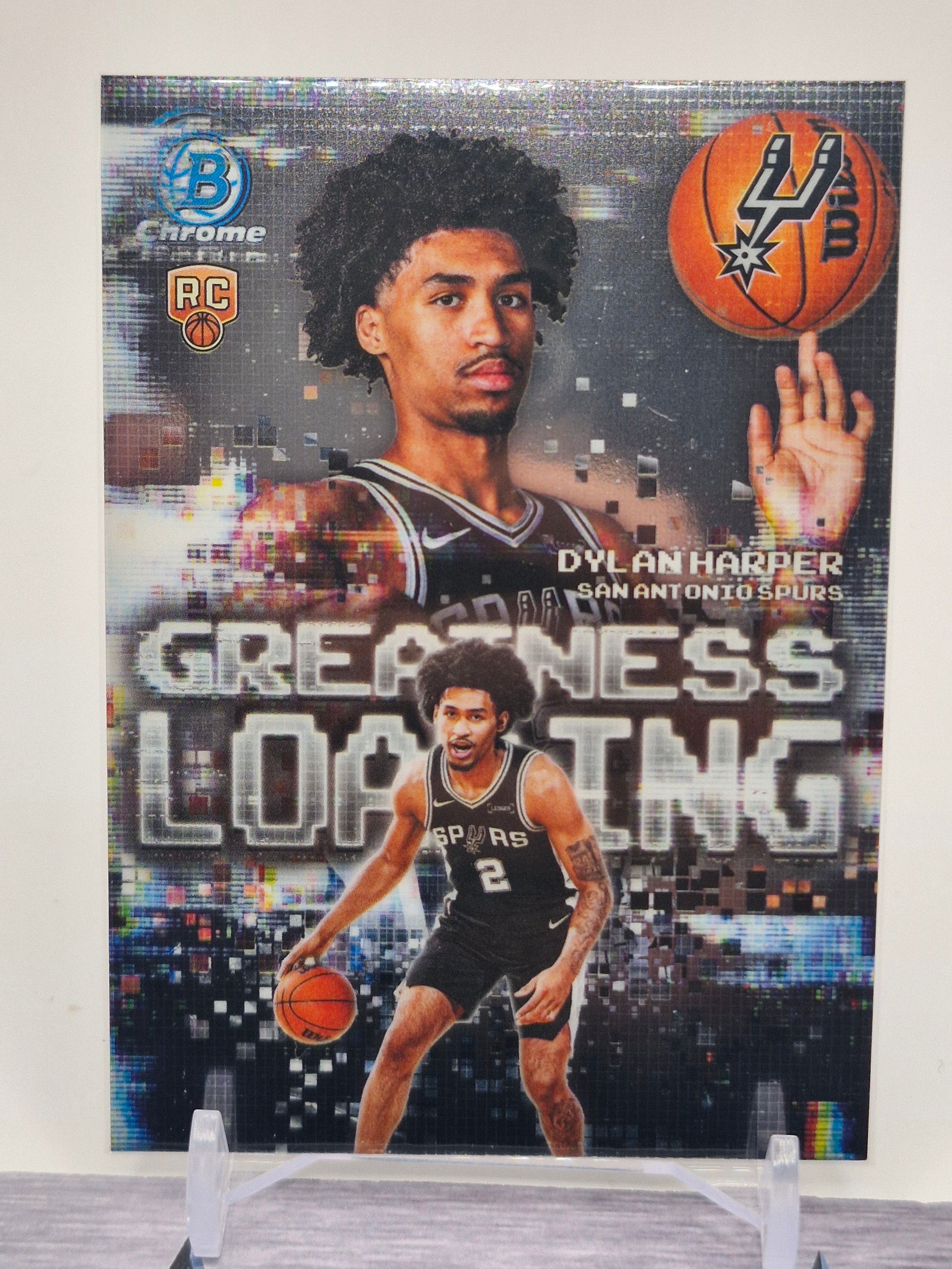 2025-26 Bowman #GL-2 Dylan Harper Greatness Loading