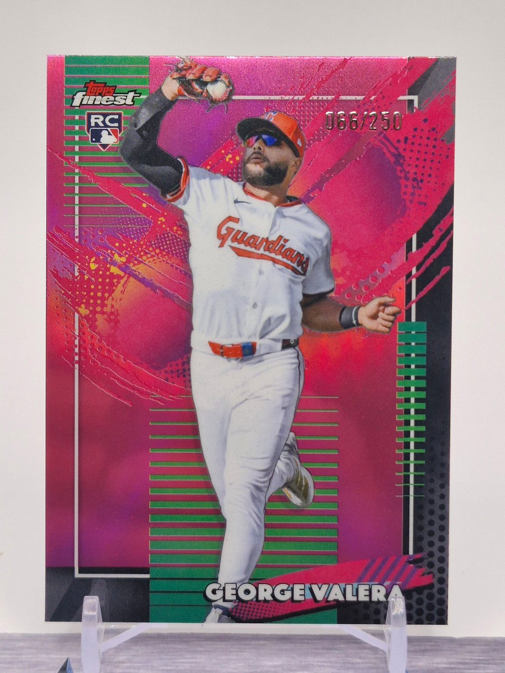 2026 Finest #236 George Valera Pink Refractors #/250